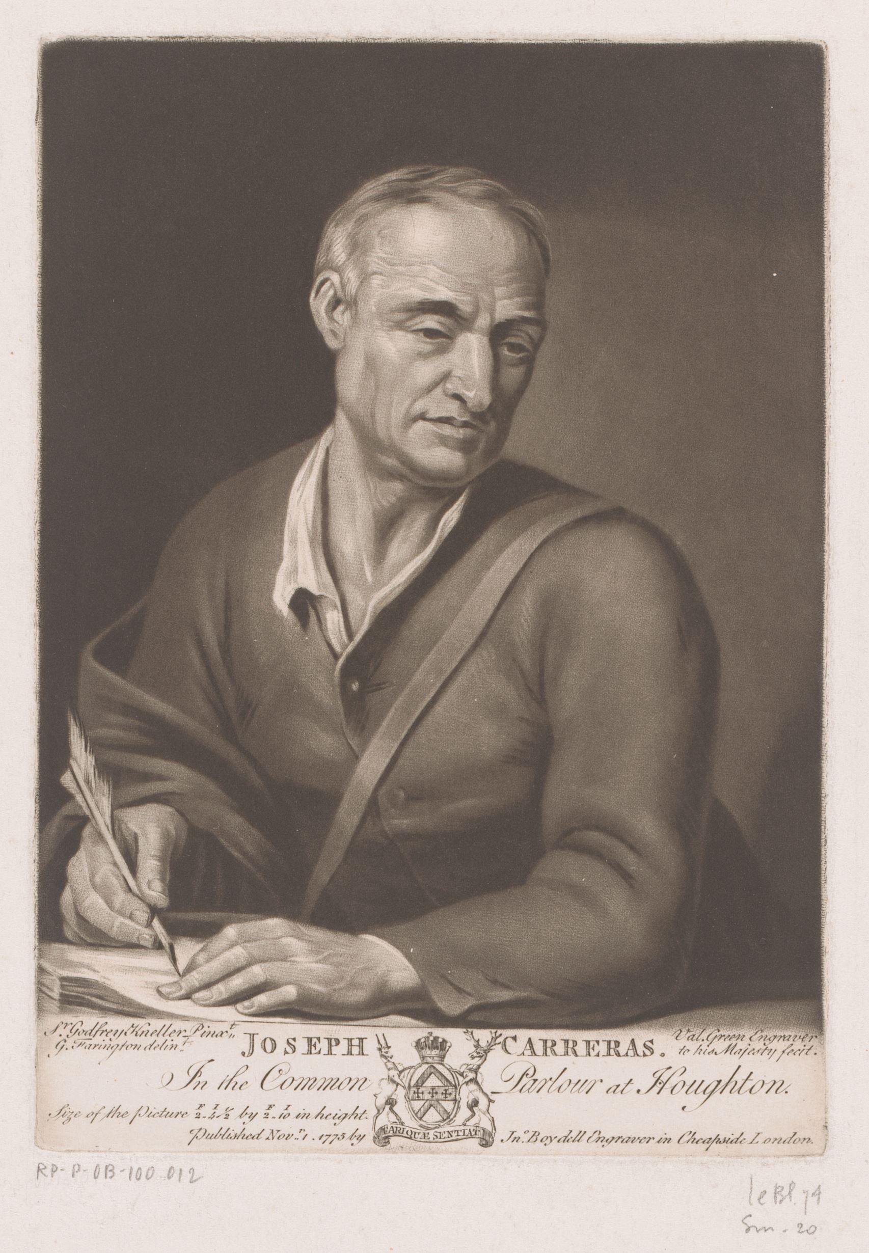 Portret van Joseph Carreras