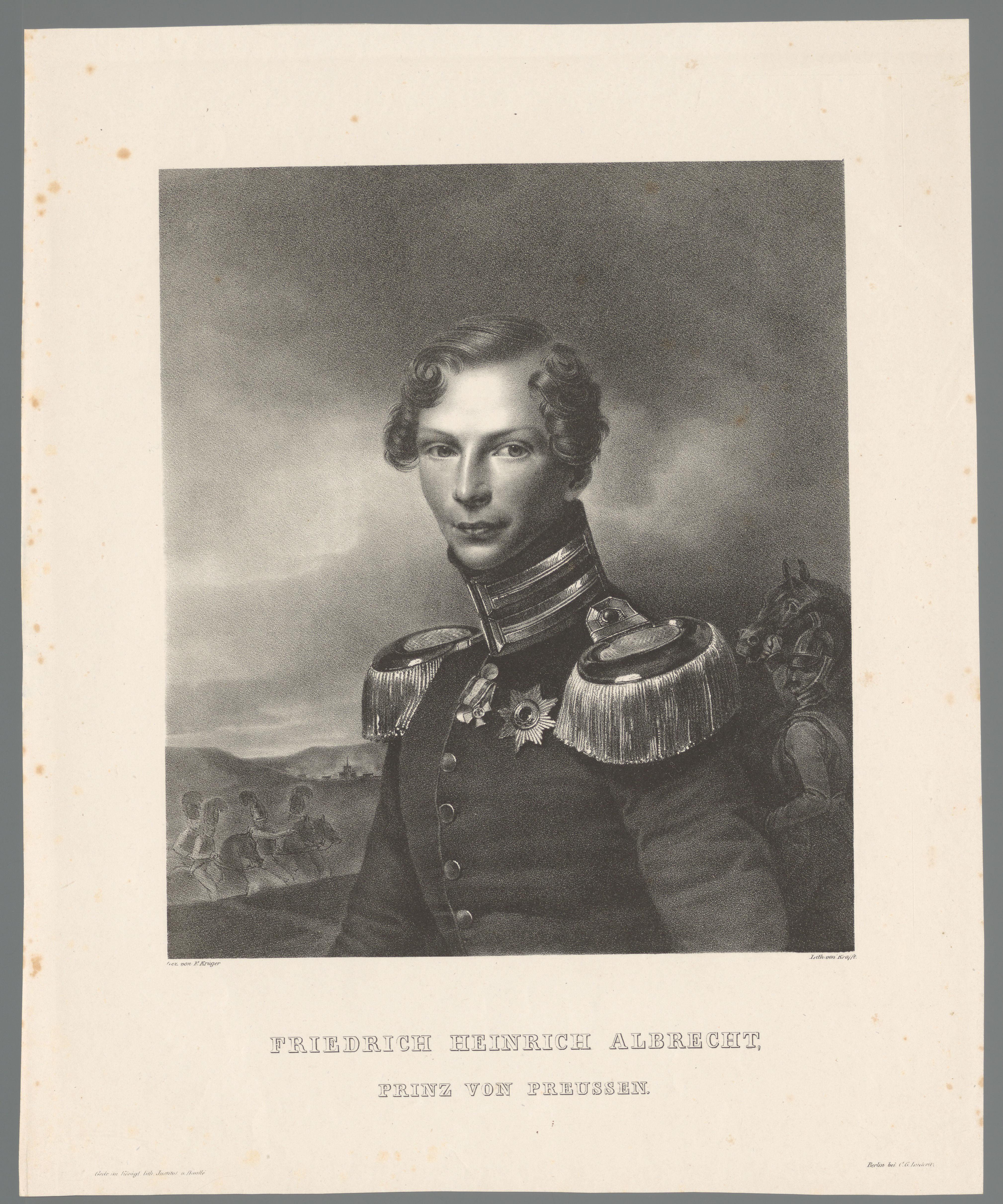 Portret van Albert van Pruisen