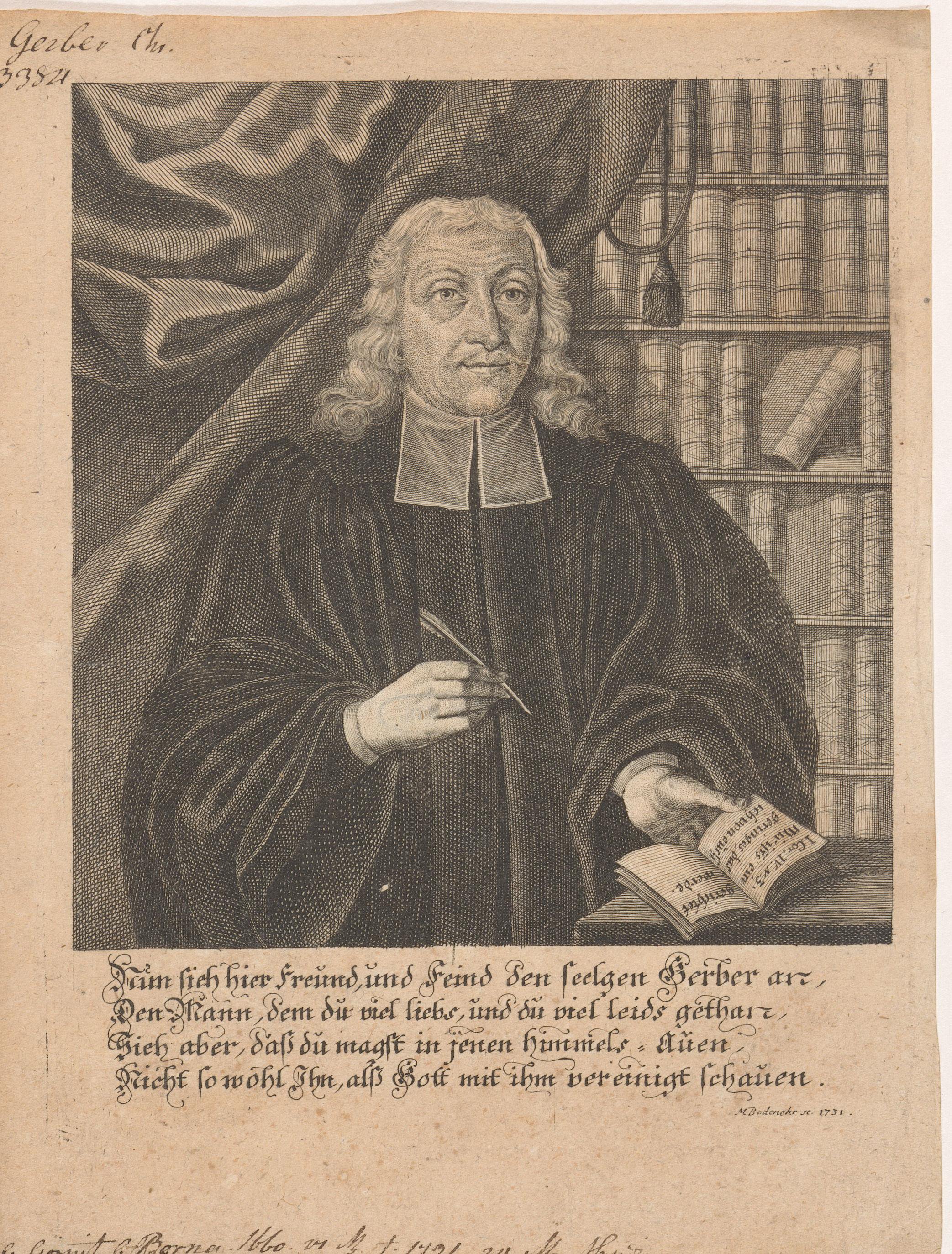 Portret van Christian Gerber