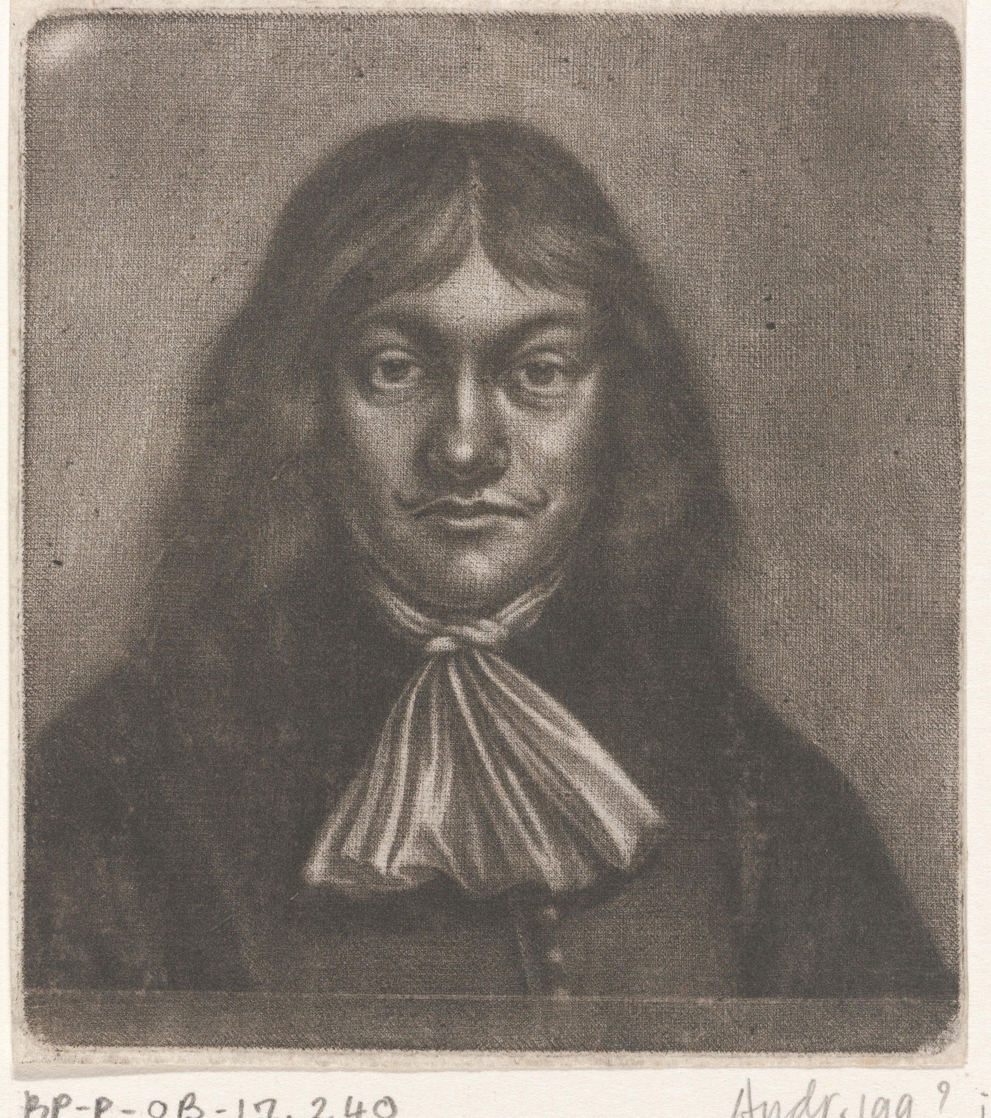 Zelfportret van Johann Friedrich Leonard