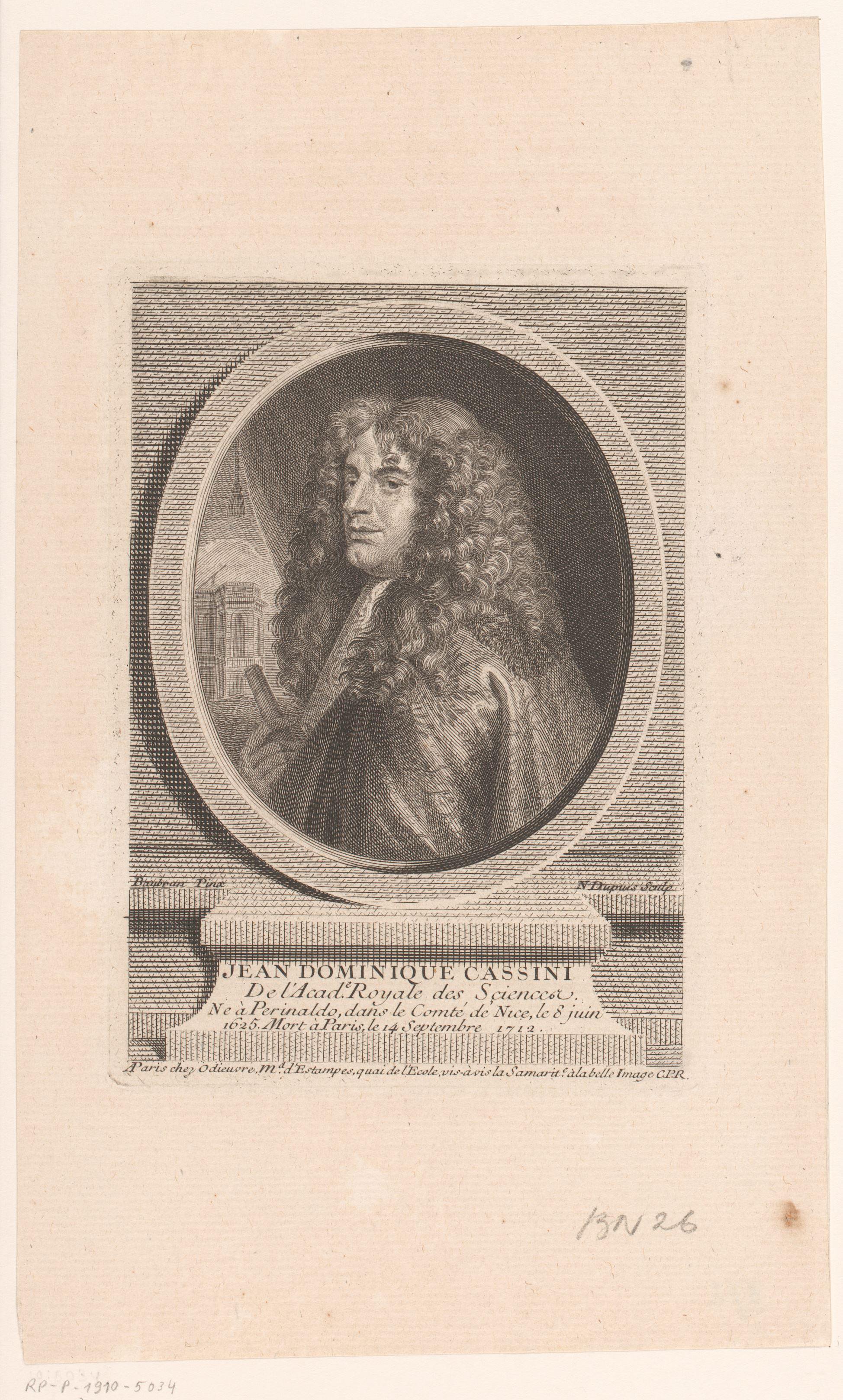 Portret van Giovanni Domenico Cassini