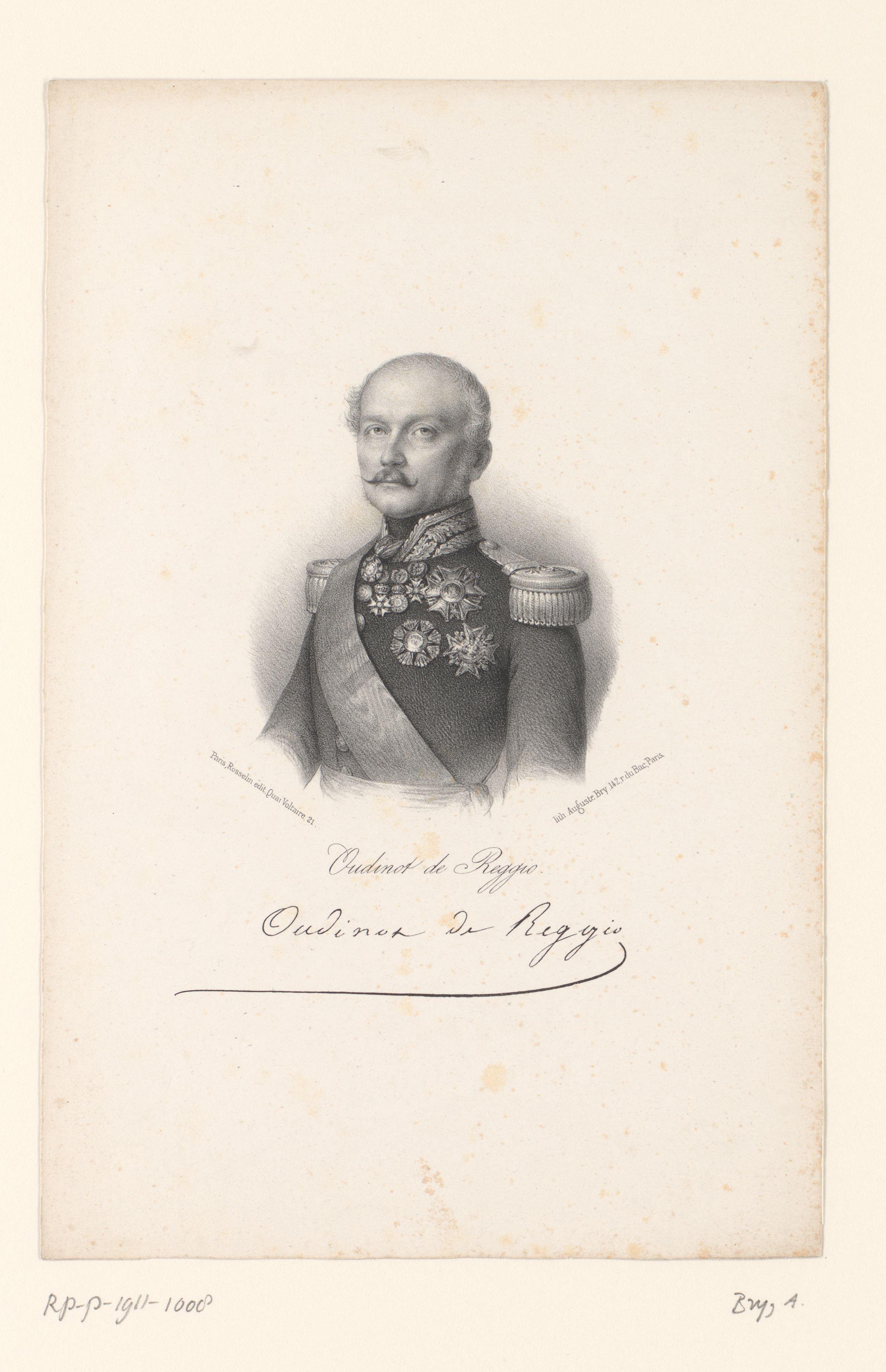 Portret van generaal Nicolas Oudinot, hertog van Reggio
