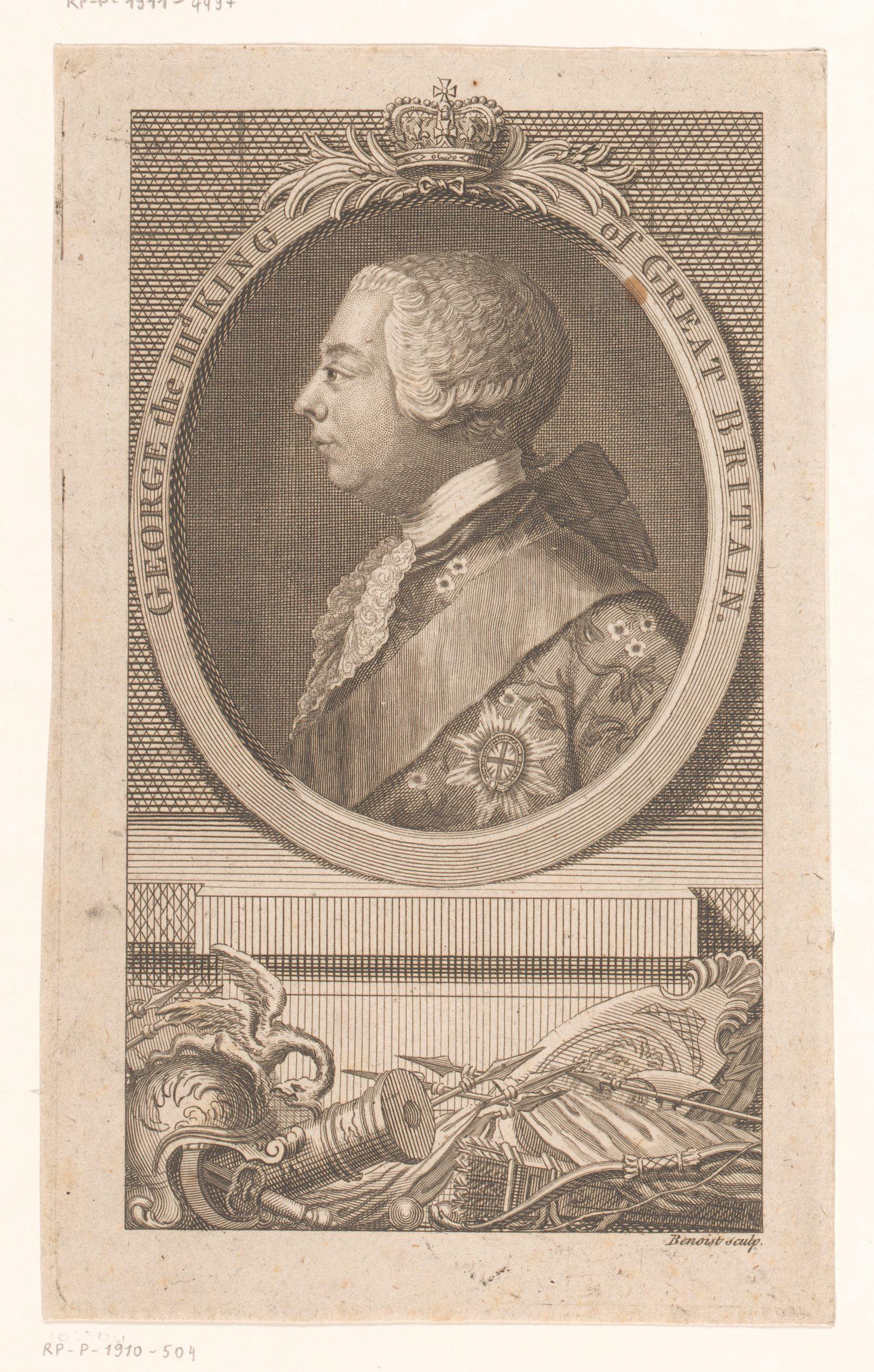 Portret van George III van het Verenigd Koninkrijk