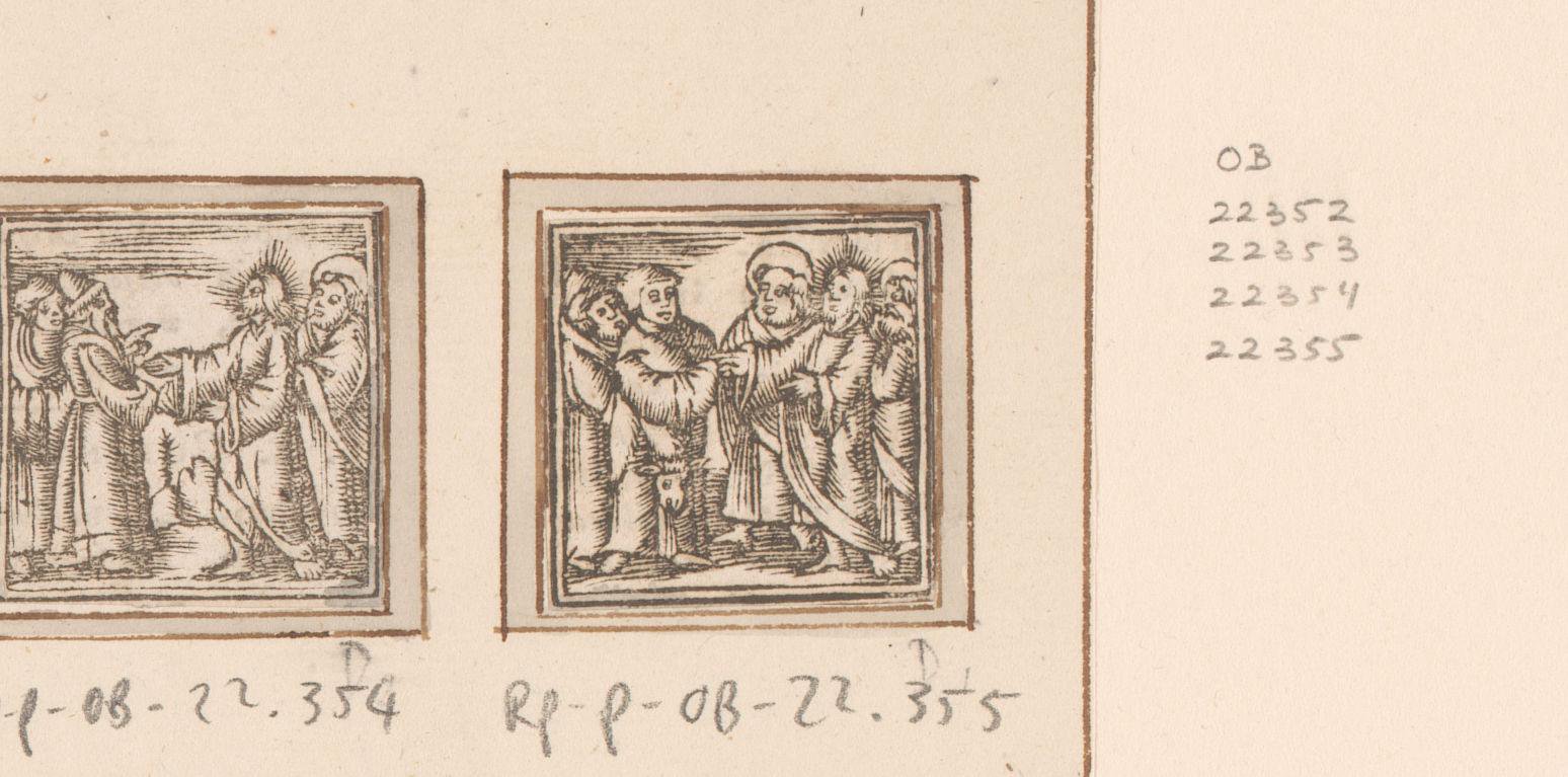 Christus sprekend met Farizeeërs
