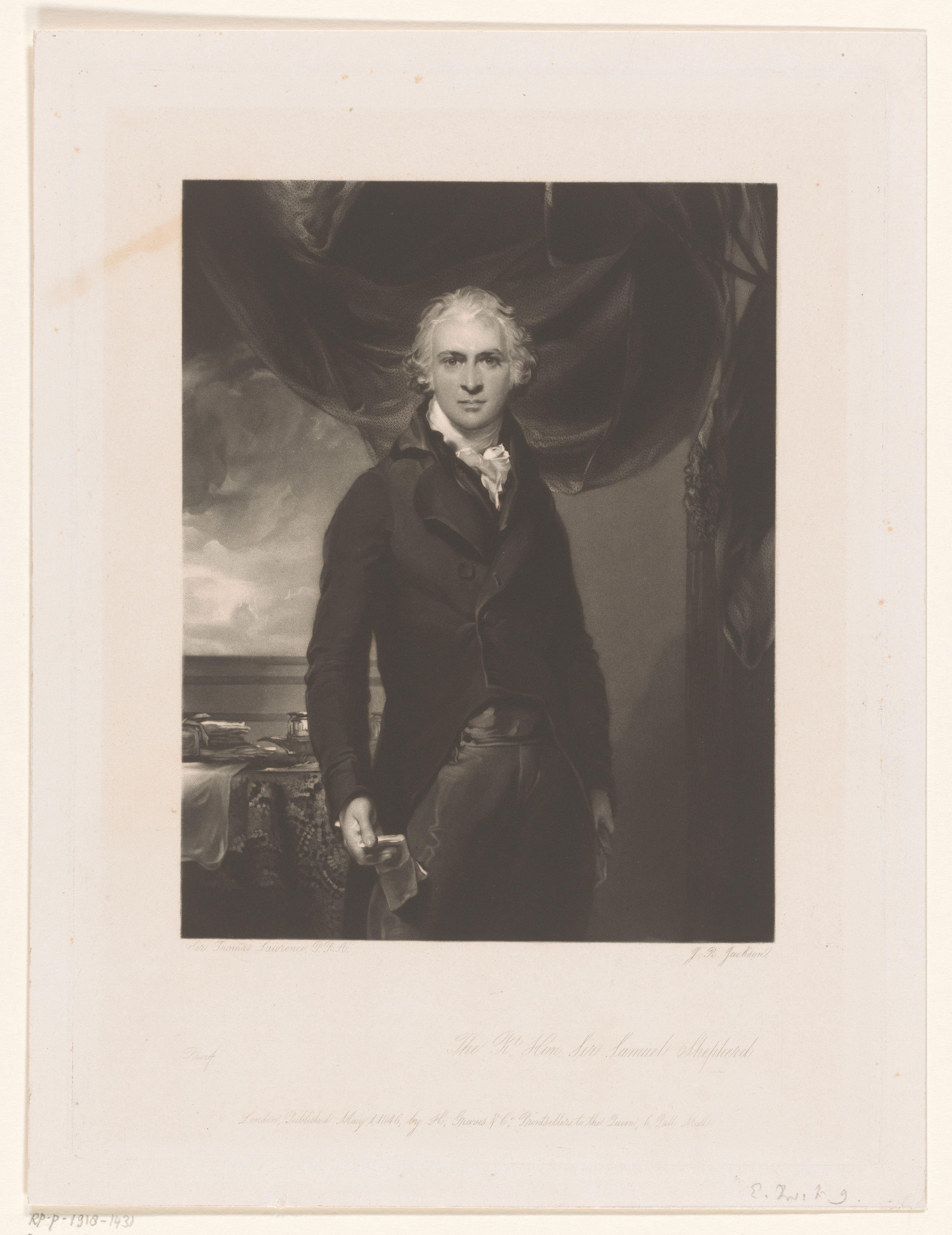 Portret van Samuel Shepherd