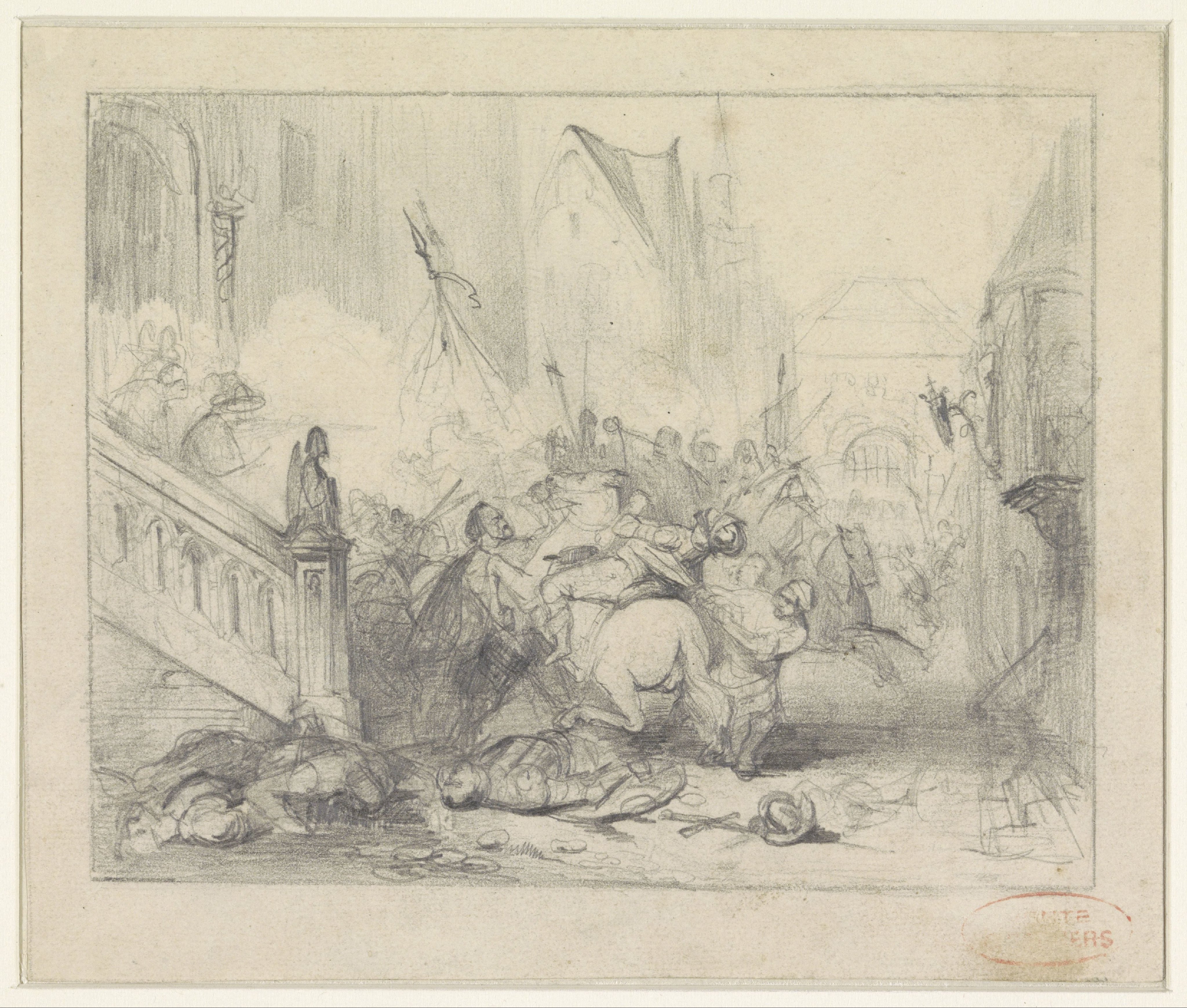 Duc d'Alençon uit Antwerpen verjaagd
