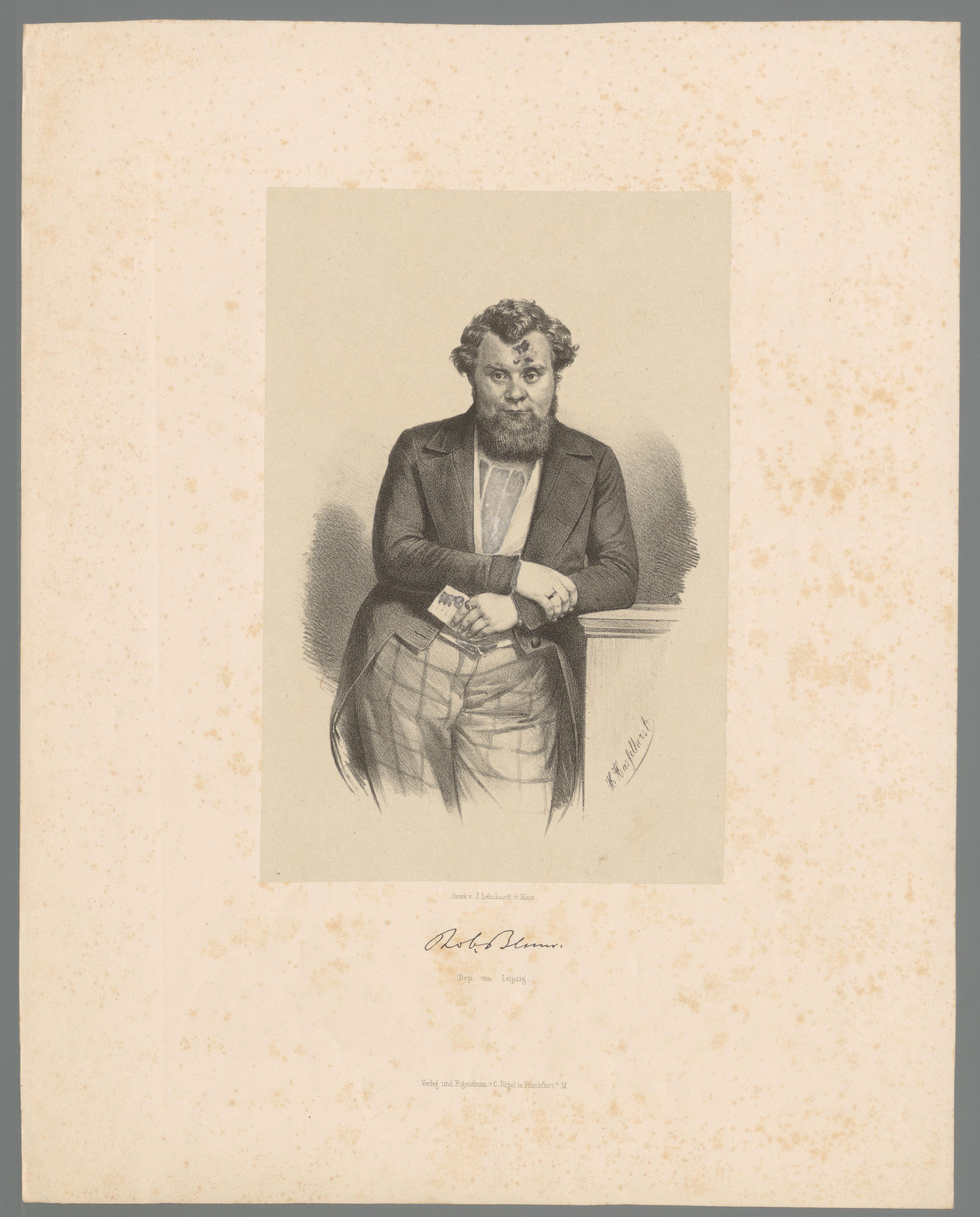 Portret van Robert Blum