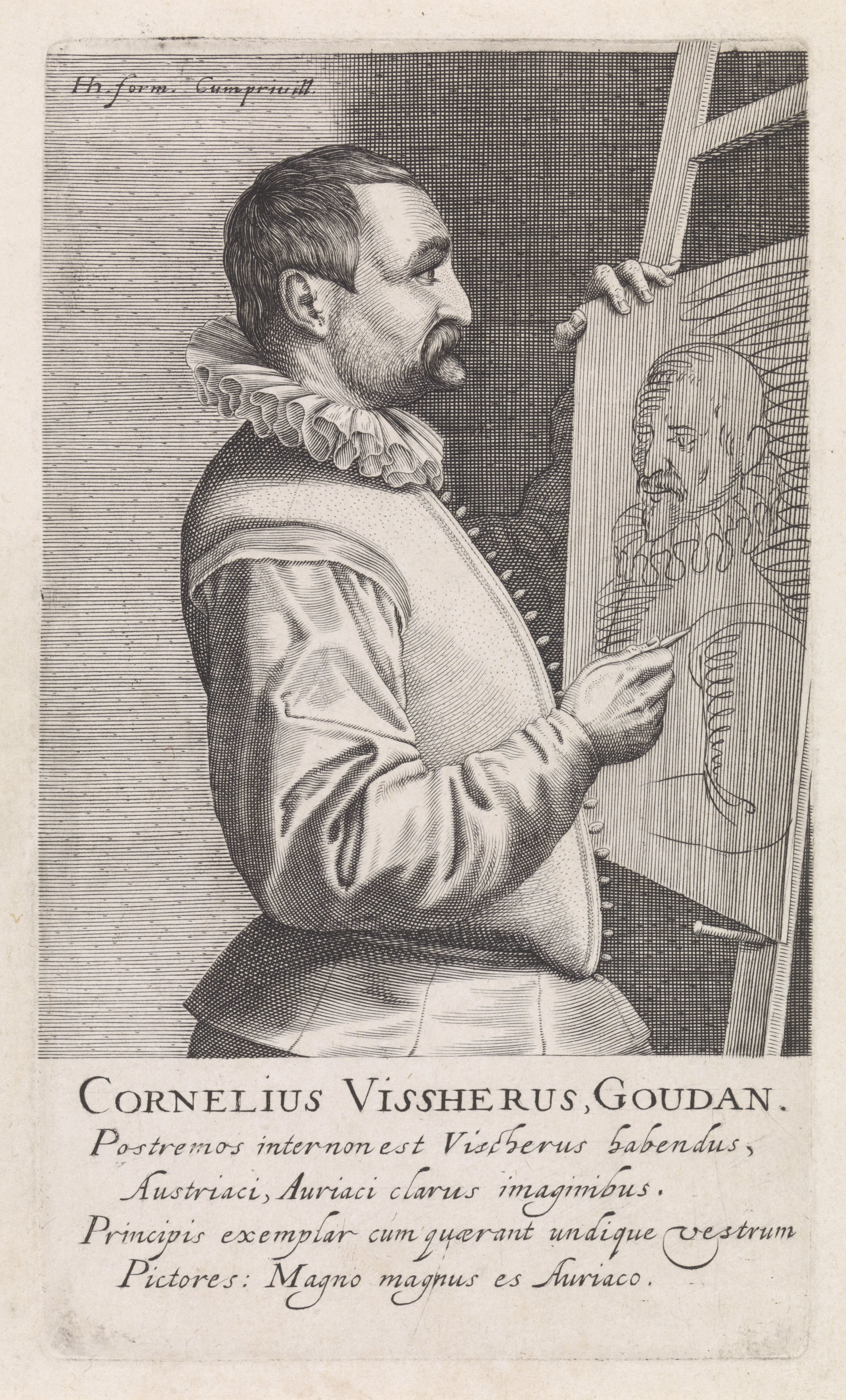 Portret van Cornelis Visscher
