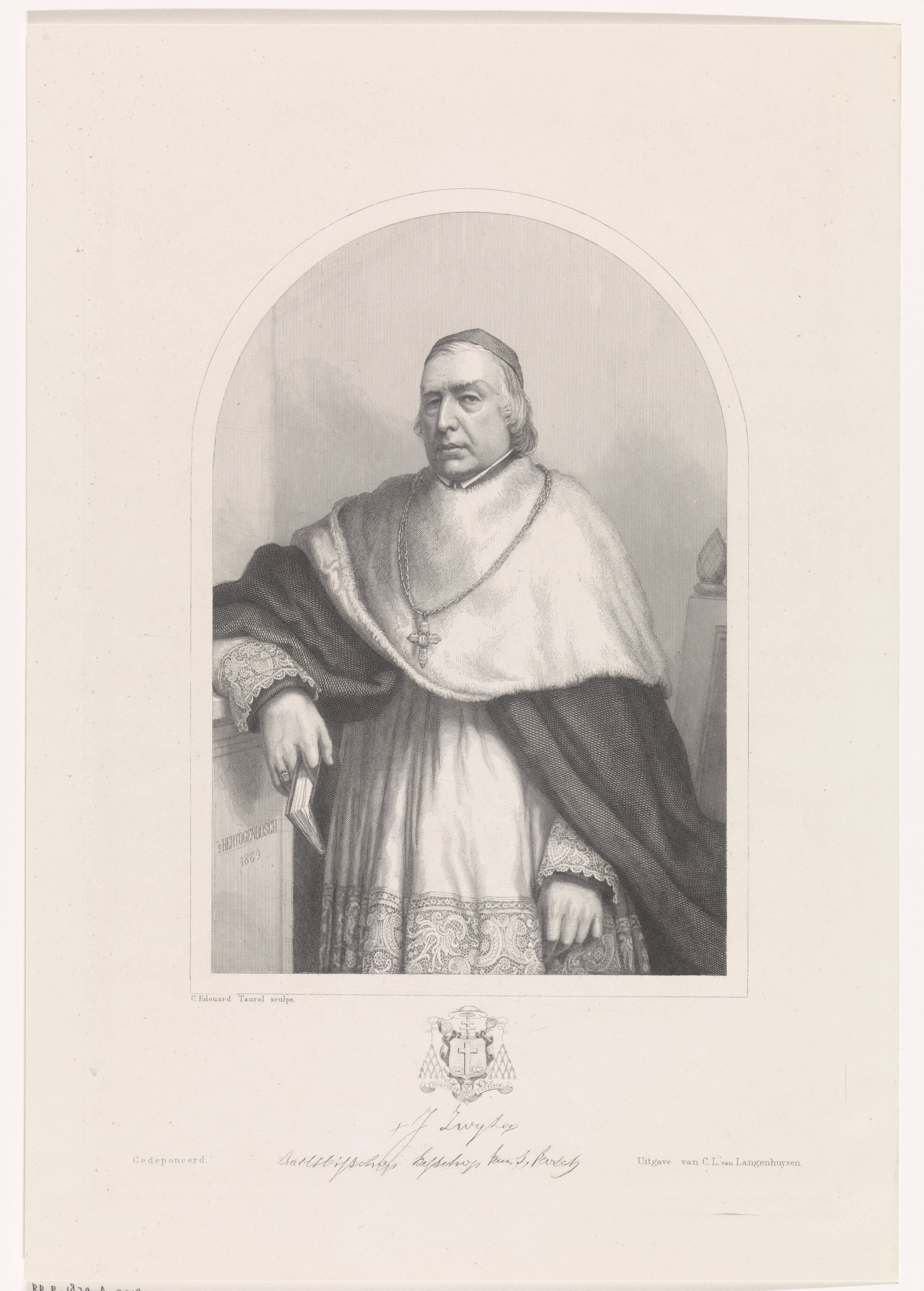 Portret van Johannes Swijzen, aartsbisschop van Utrecht
