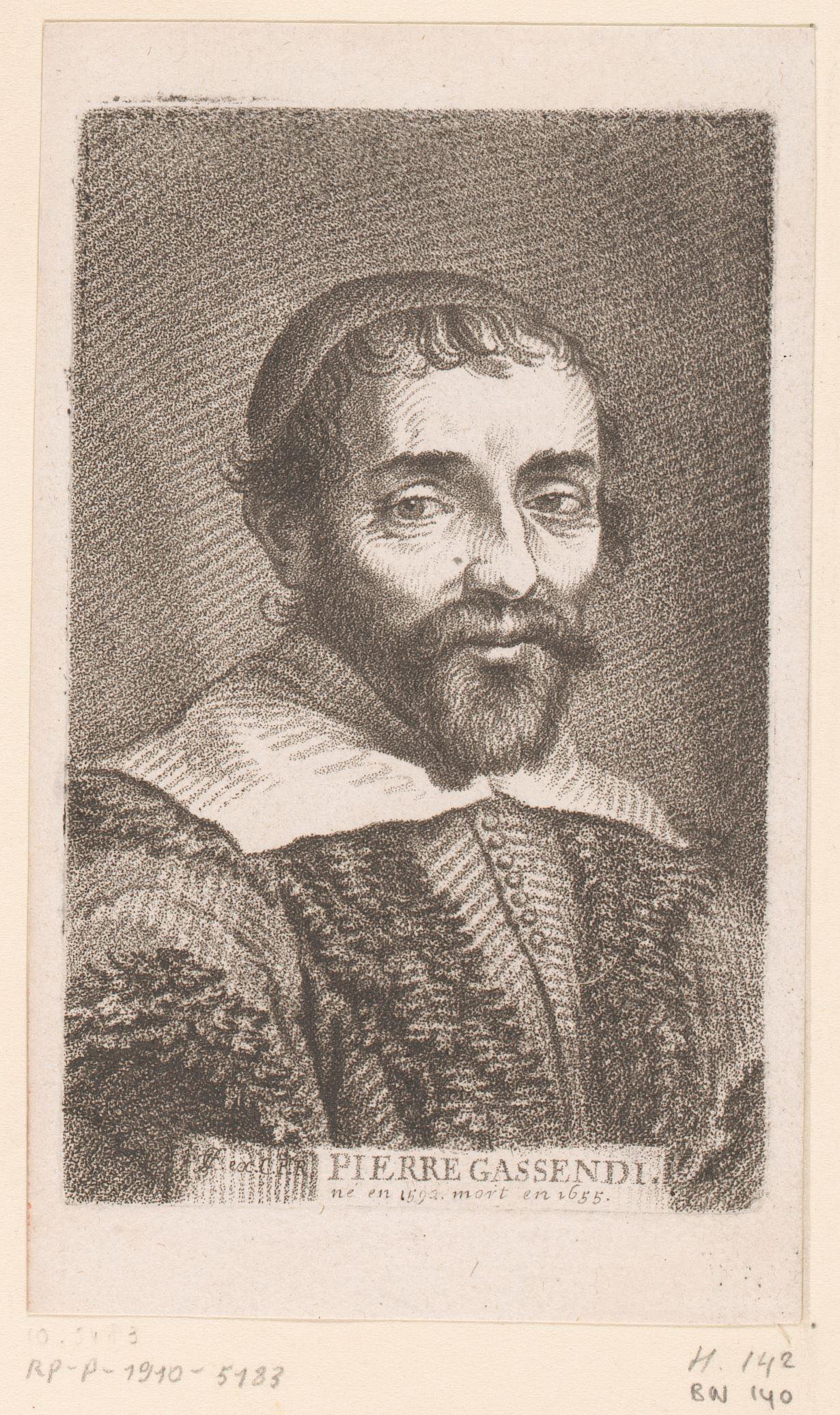 Portret van Pierre Gassendi