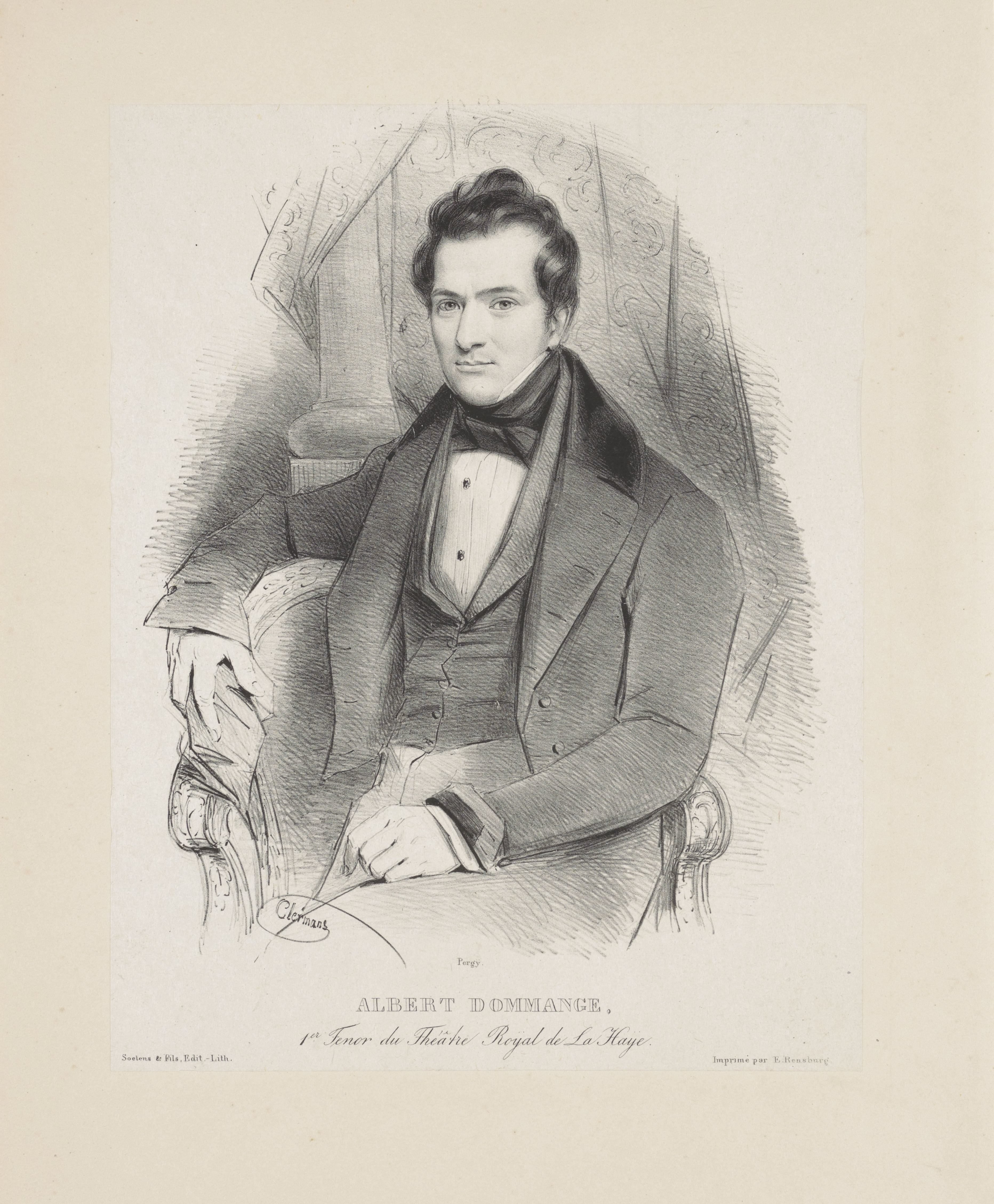 Portret van Albert Dommange