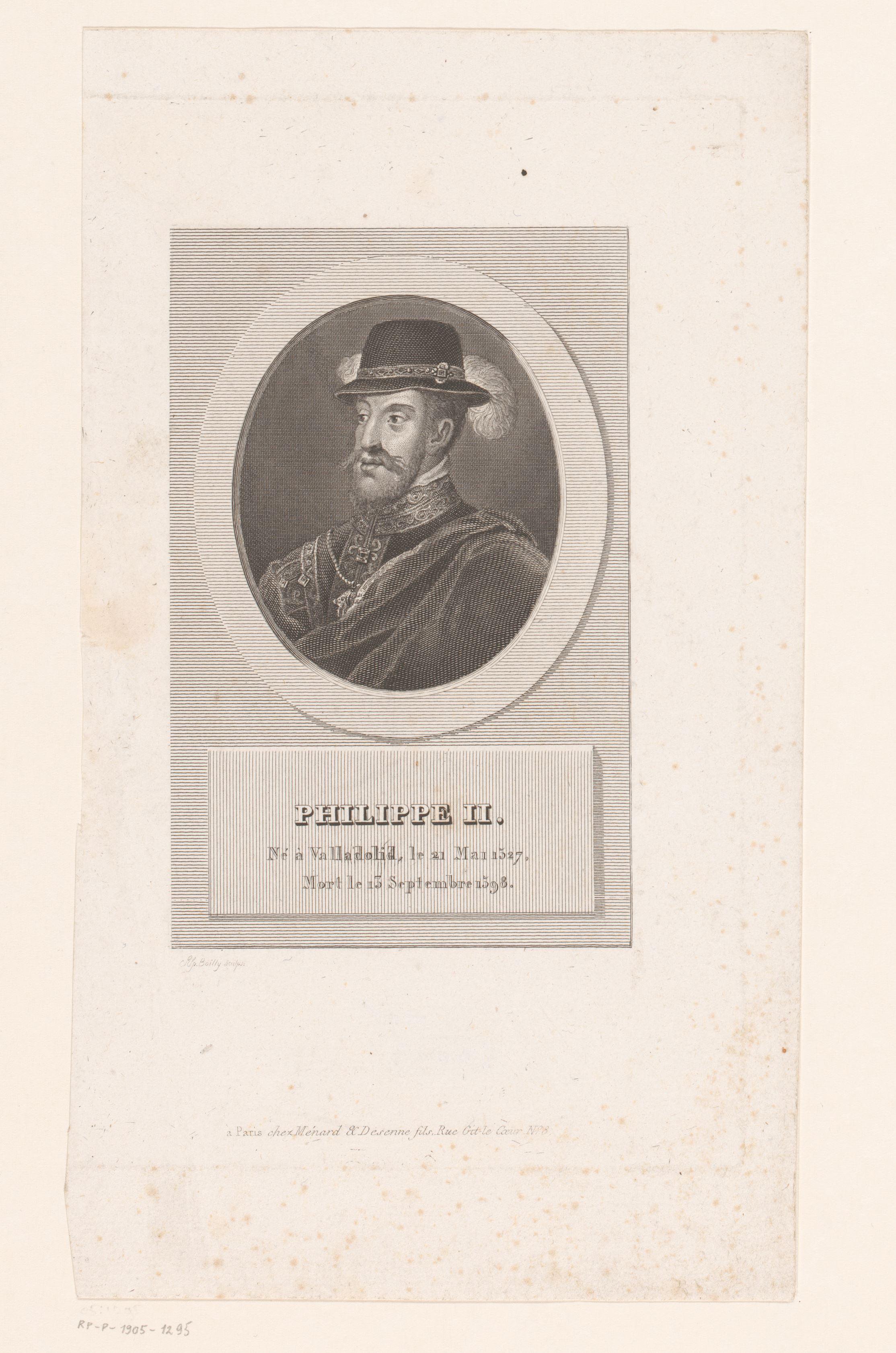 Portret van Filips II van Spanje