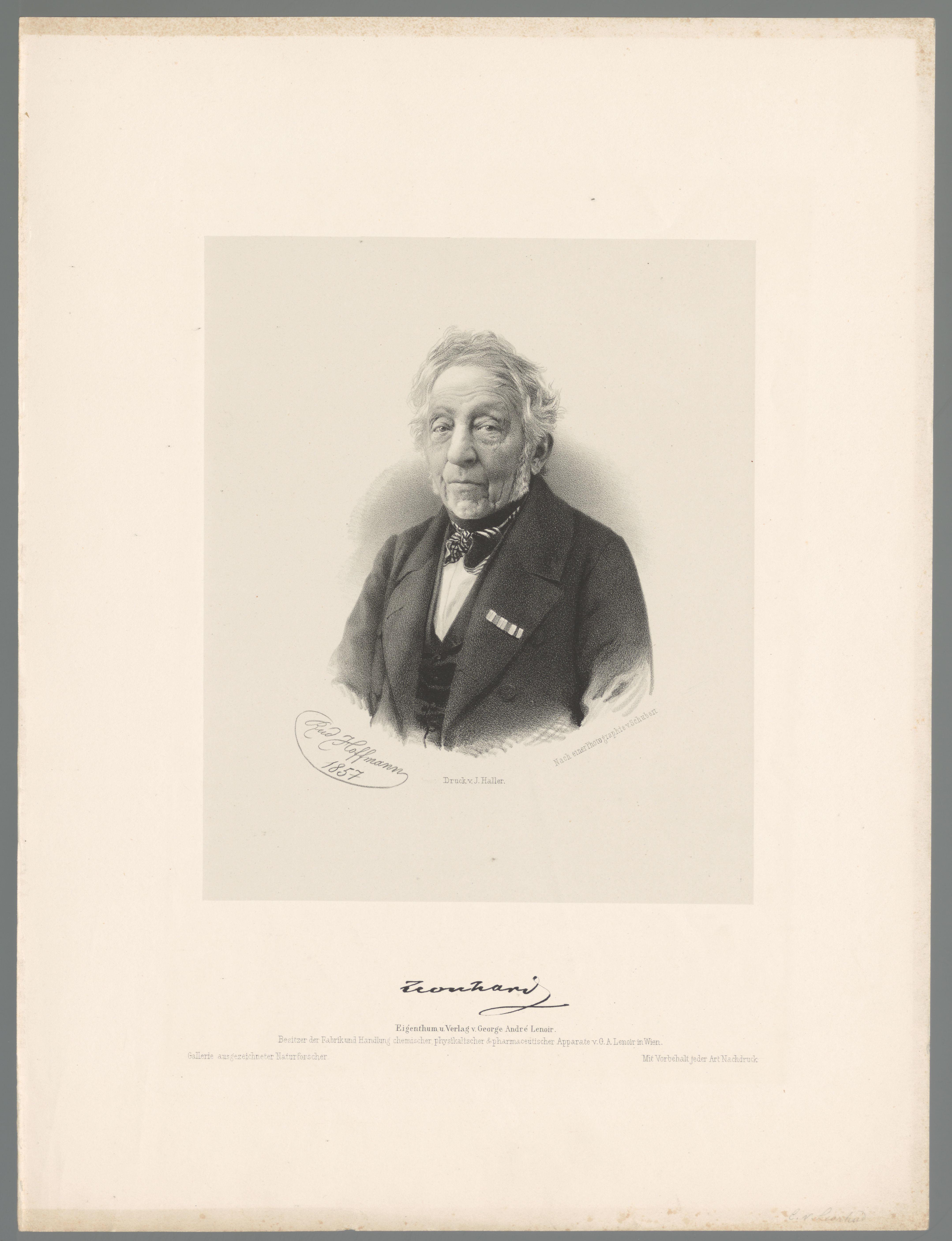 Portret van Karl Cäsar von Leonhard