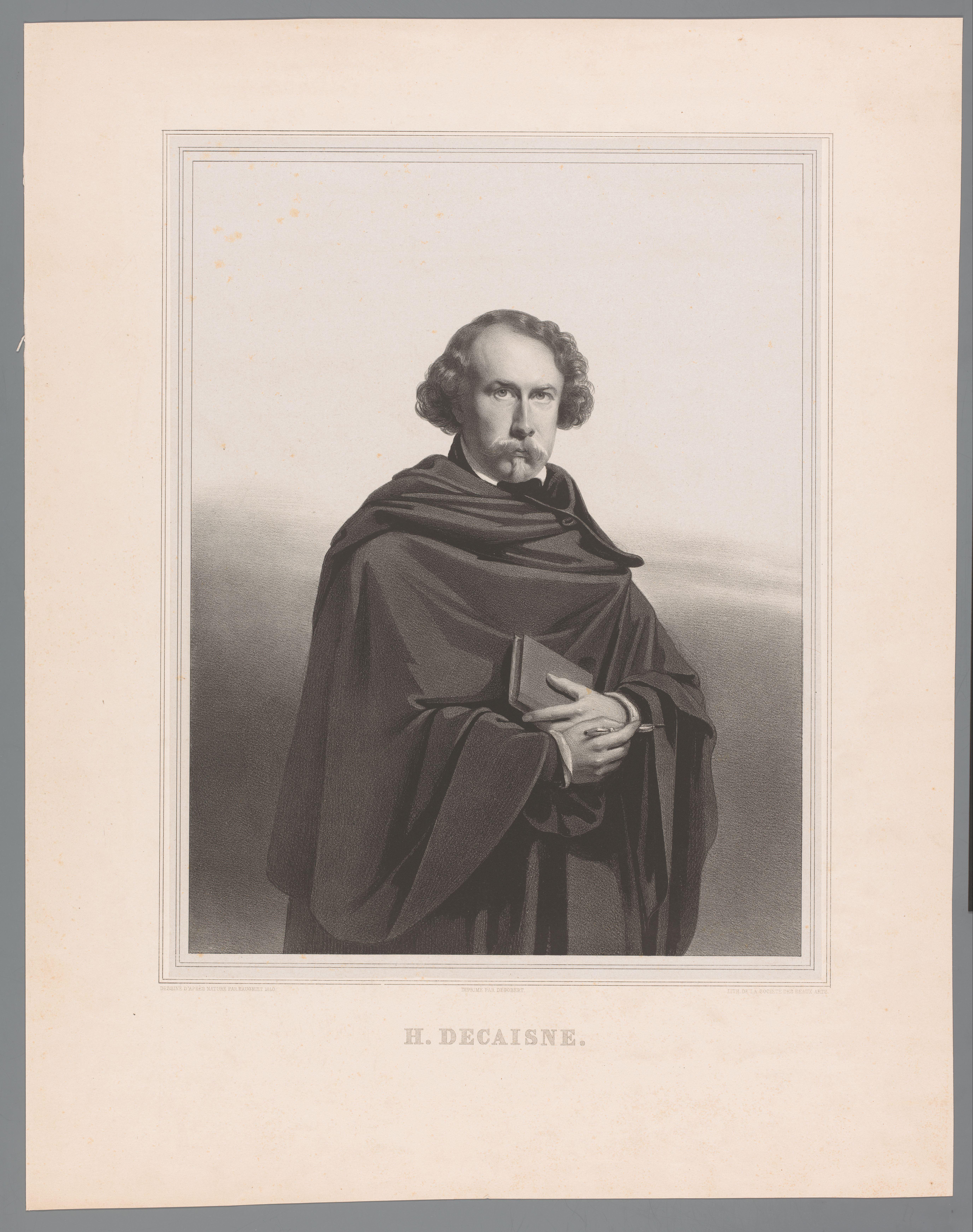 Portret van Henri Decaisne