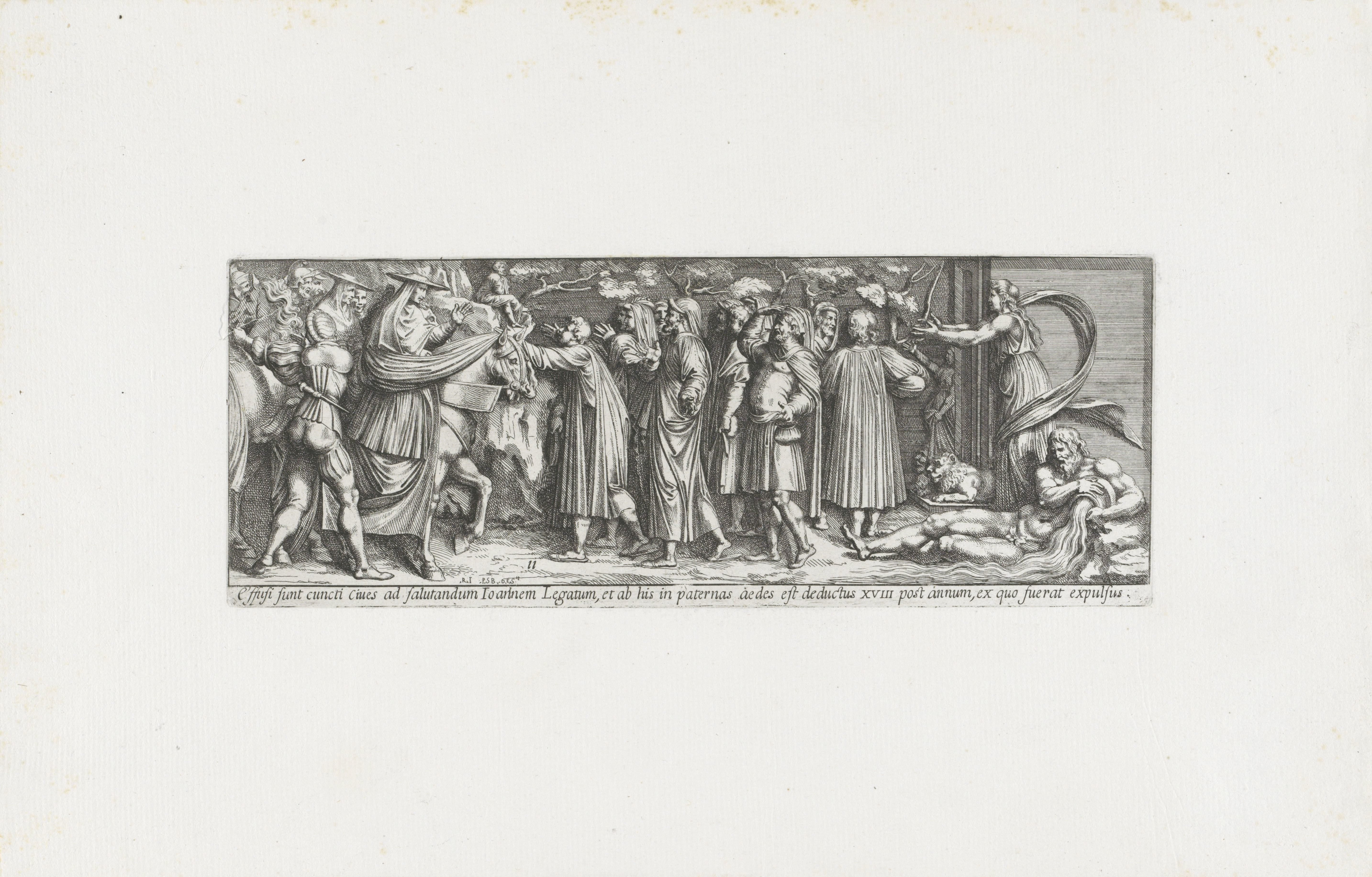 Giovanni de' Medici gaat Florence binnen