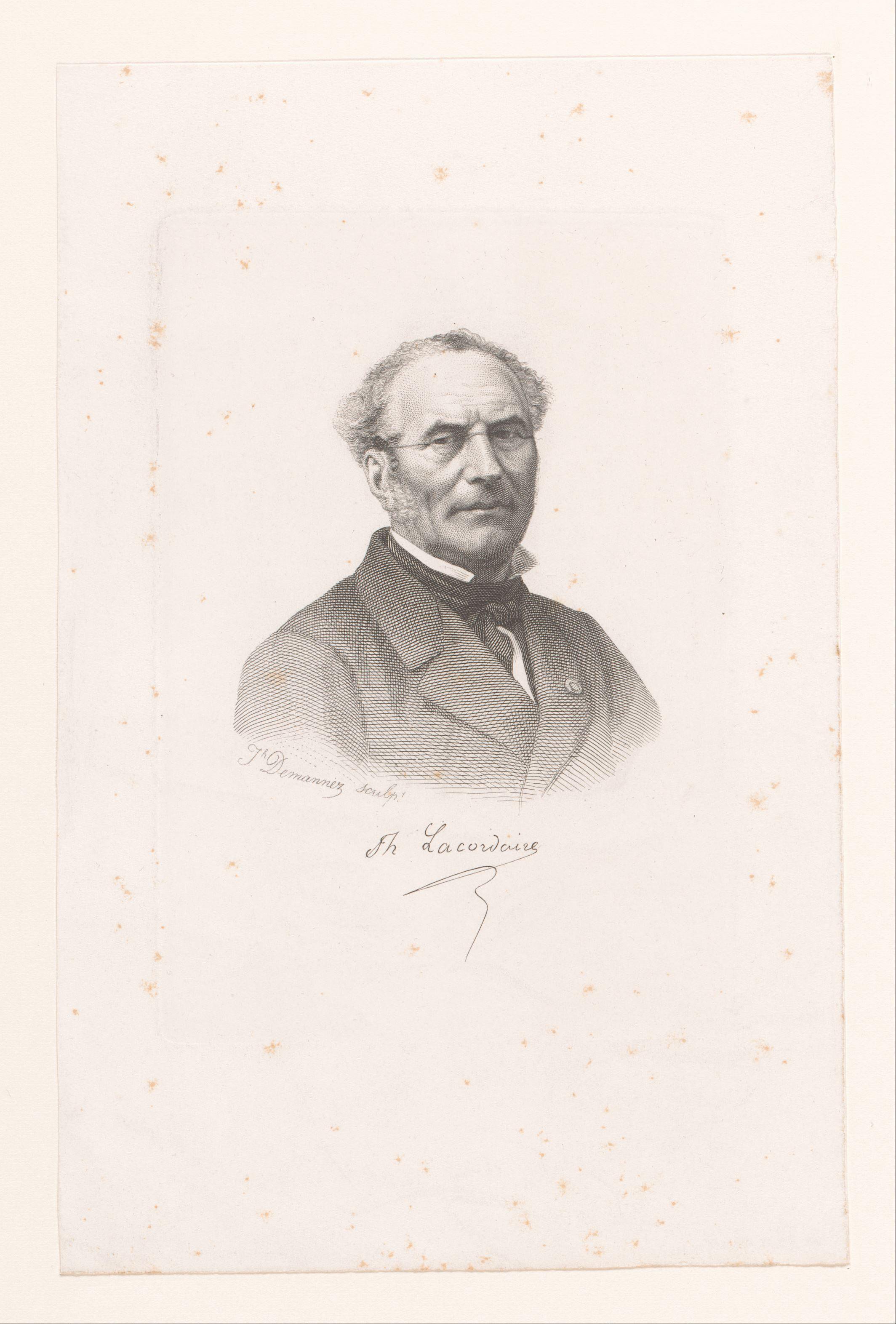 Portret van Jean-Théodore Lacordaire