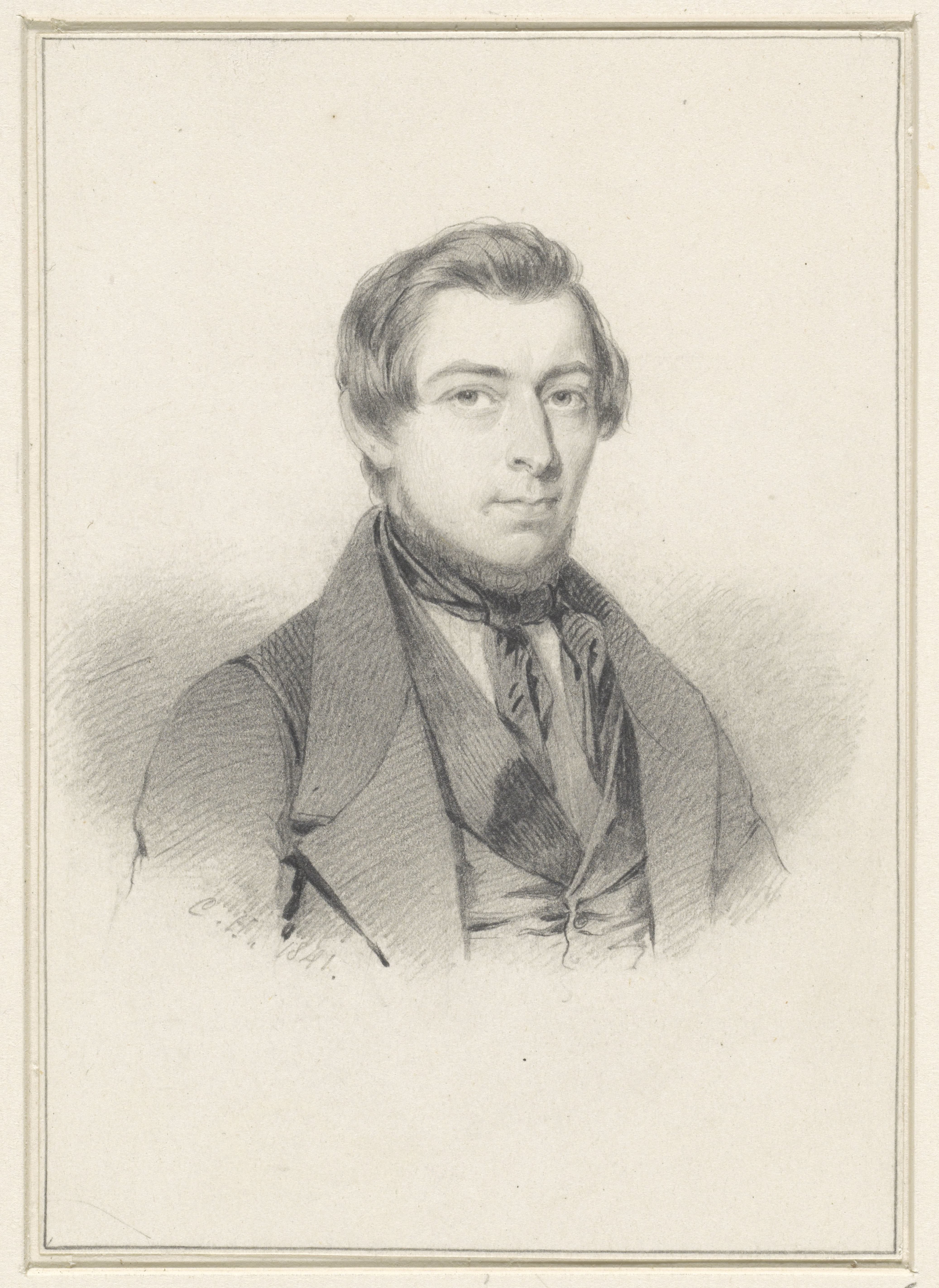 Portret van Albertus Alides Steenbergen