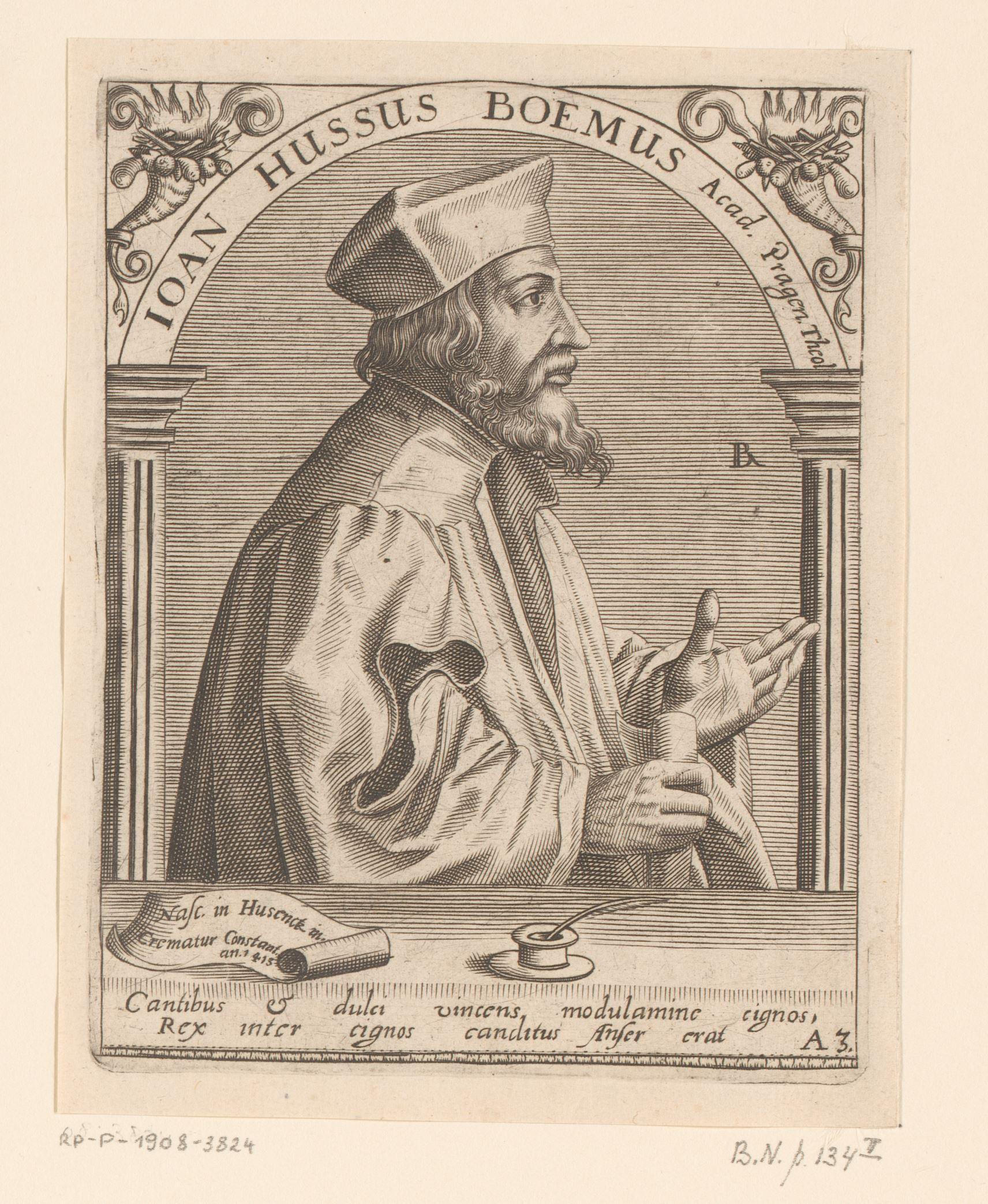 Portret van Johannes Hus