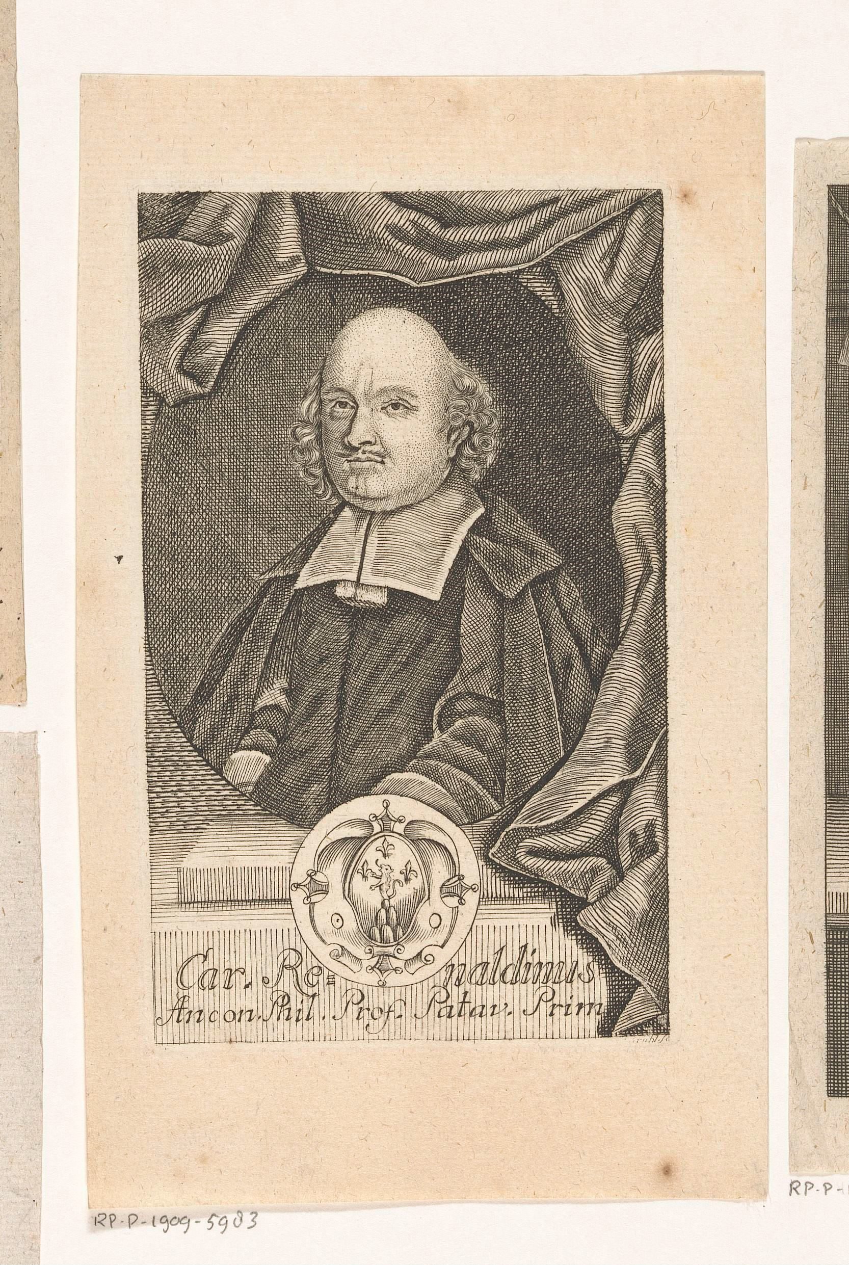 Portret van Carlo Rinaldini