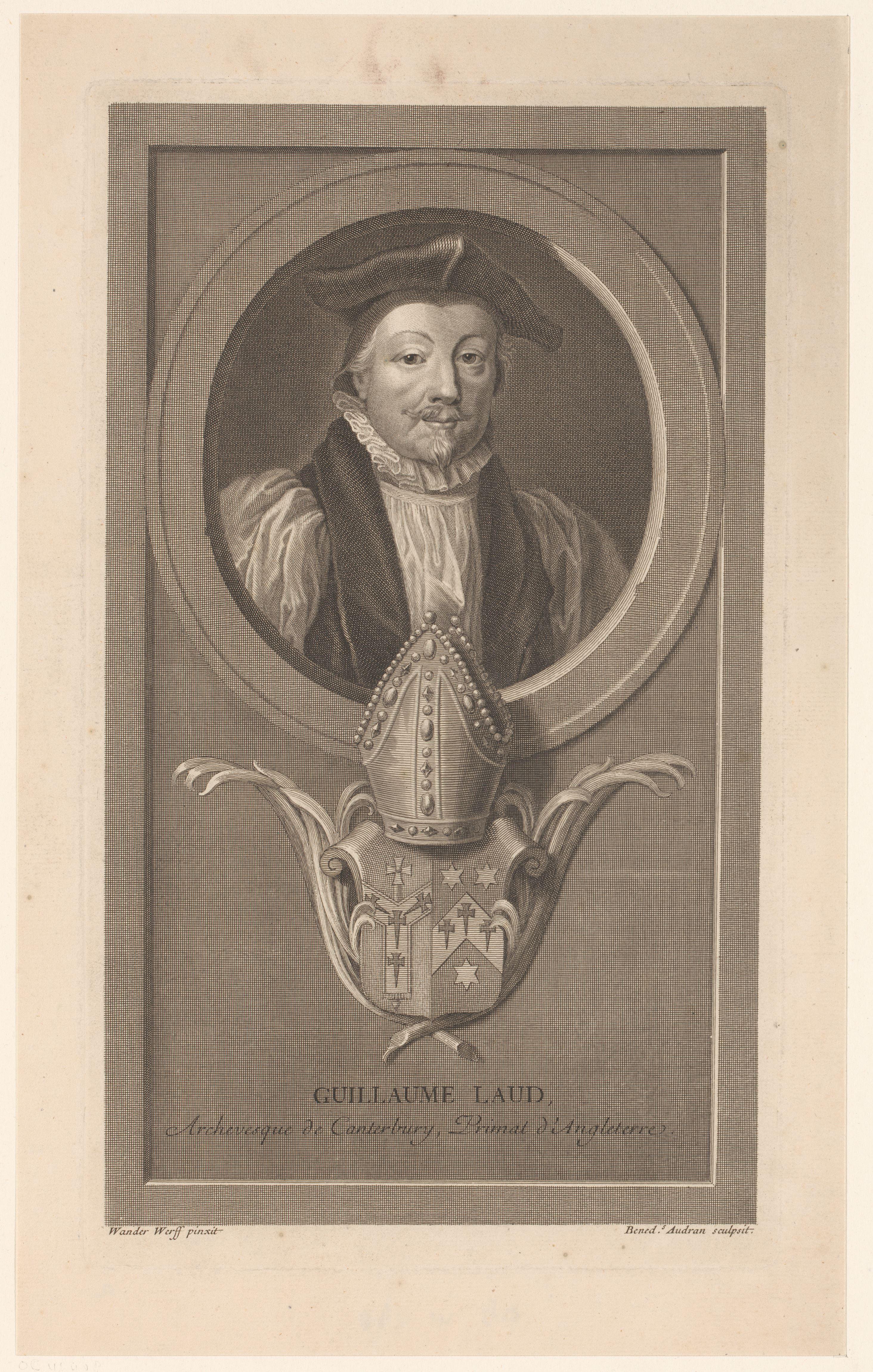 Portret van William Laud, aartsbisschop van Canterbury