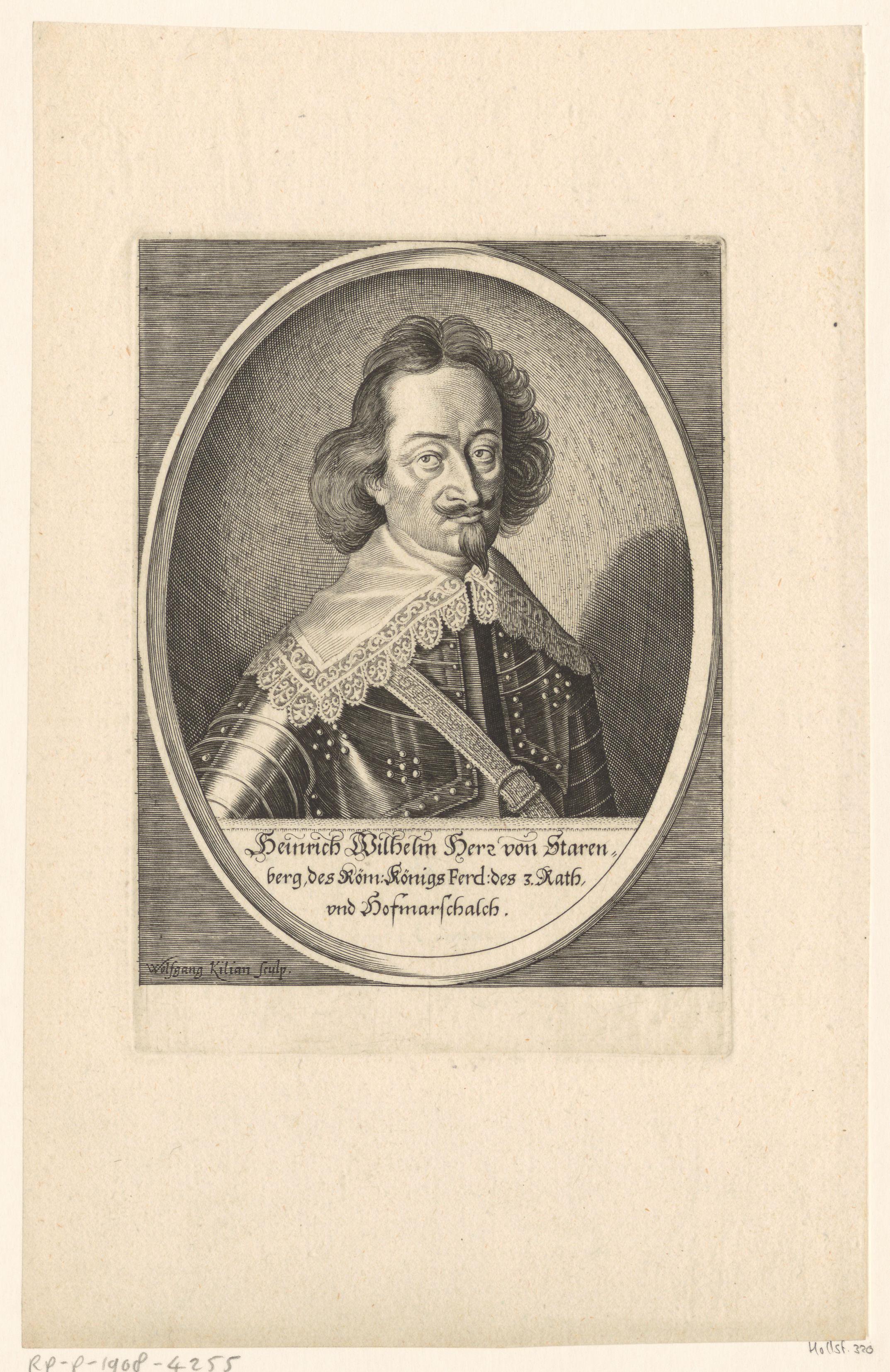 Portret van Heinrich Wilhelm von Starhemberg