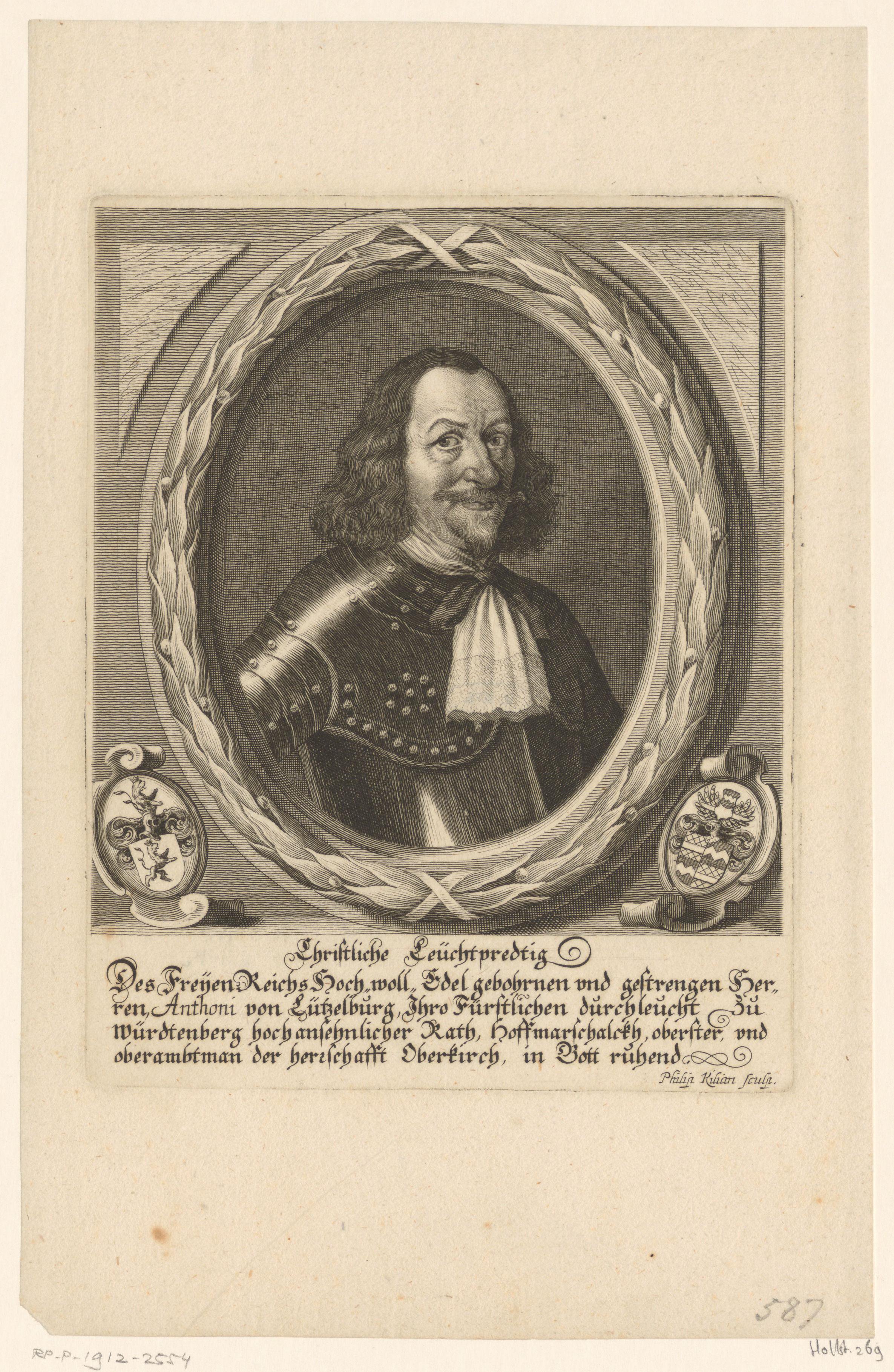 Portret van Anton van Lützelburg