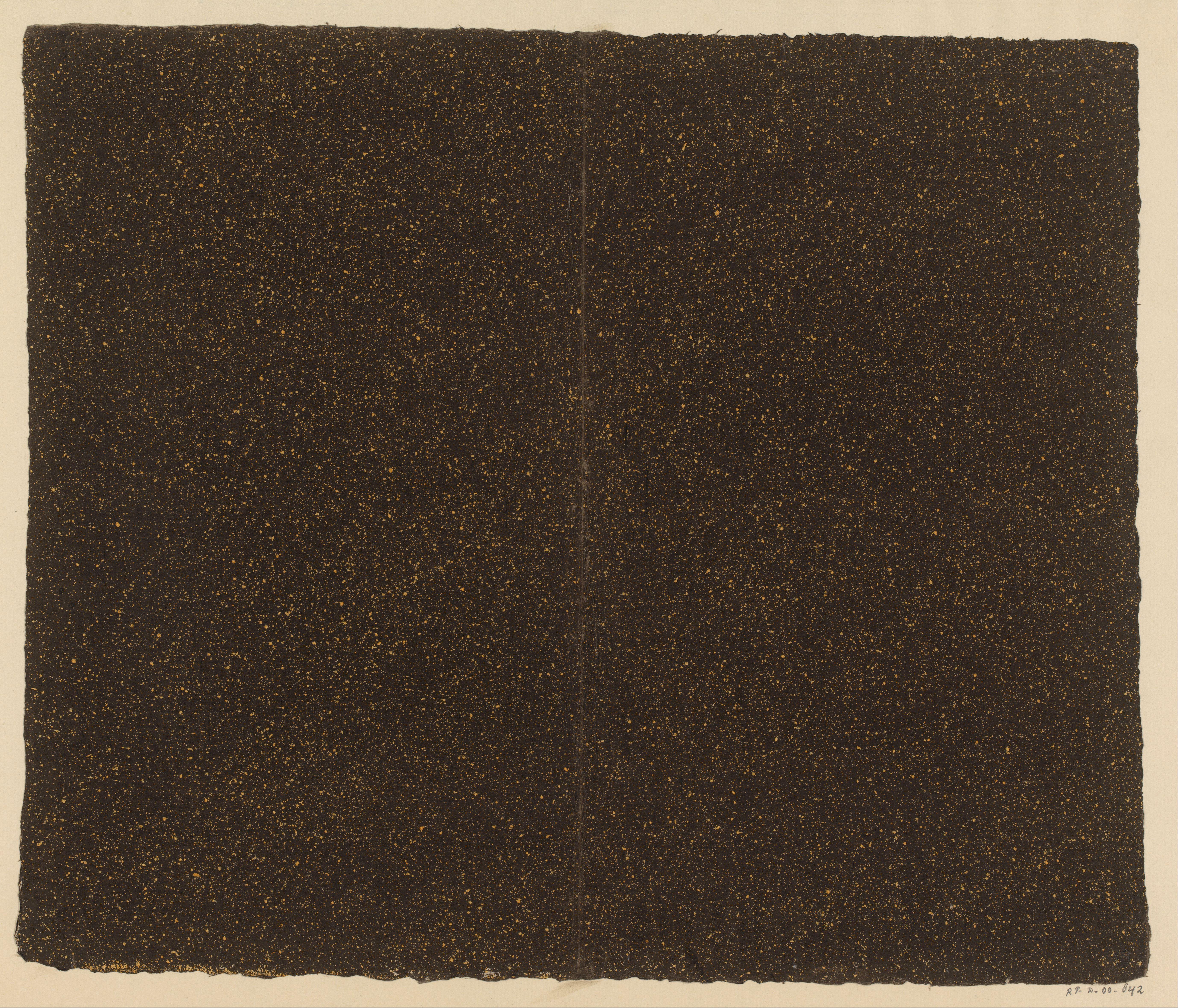 Geel gespikkeld bruin papier