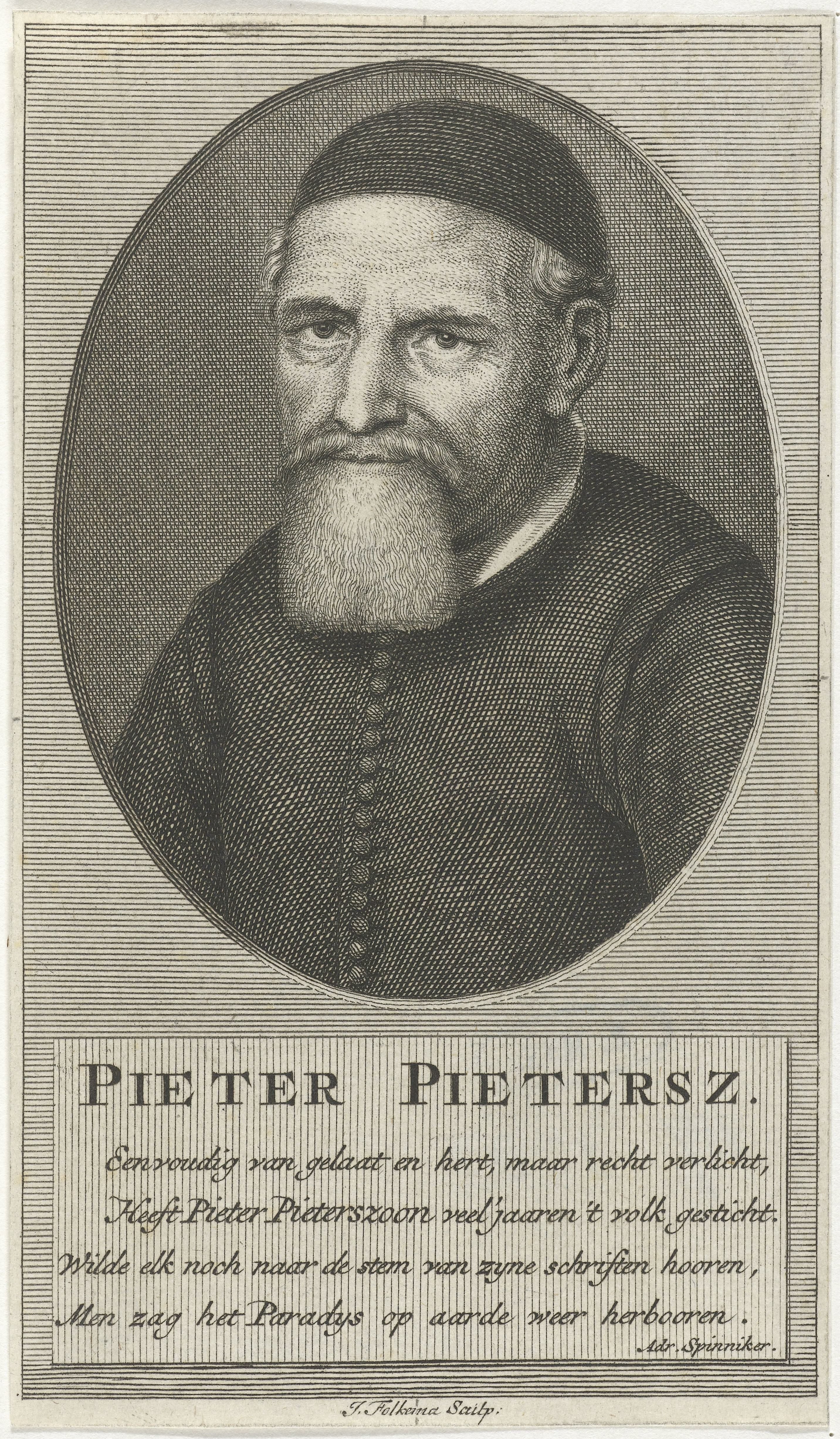 Portret van Pieter Pietersz.