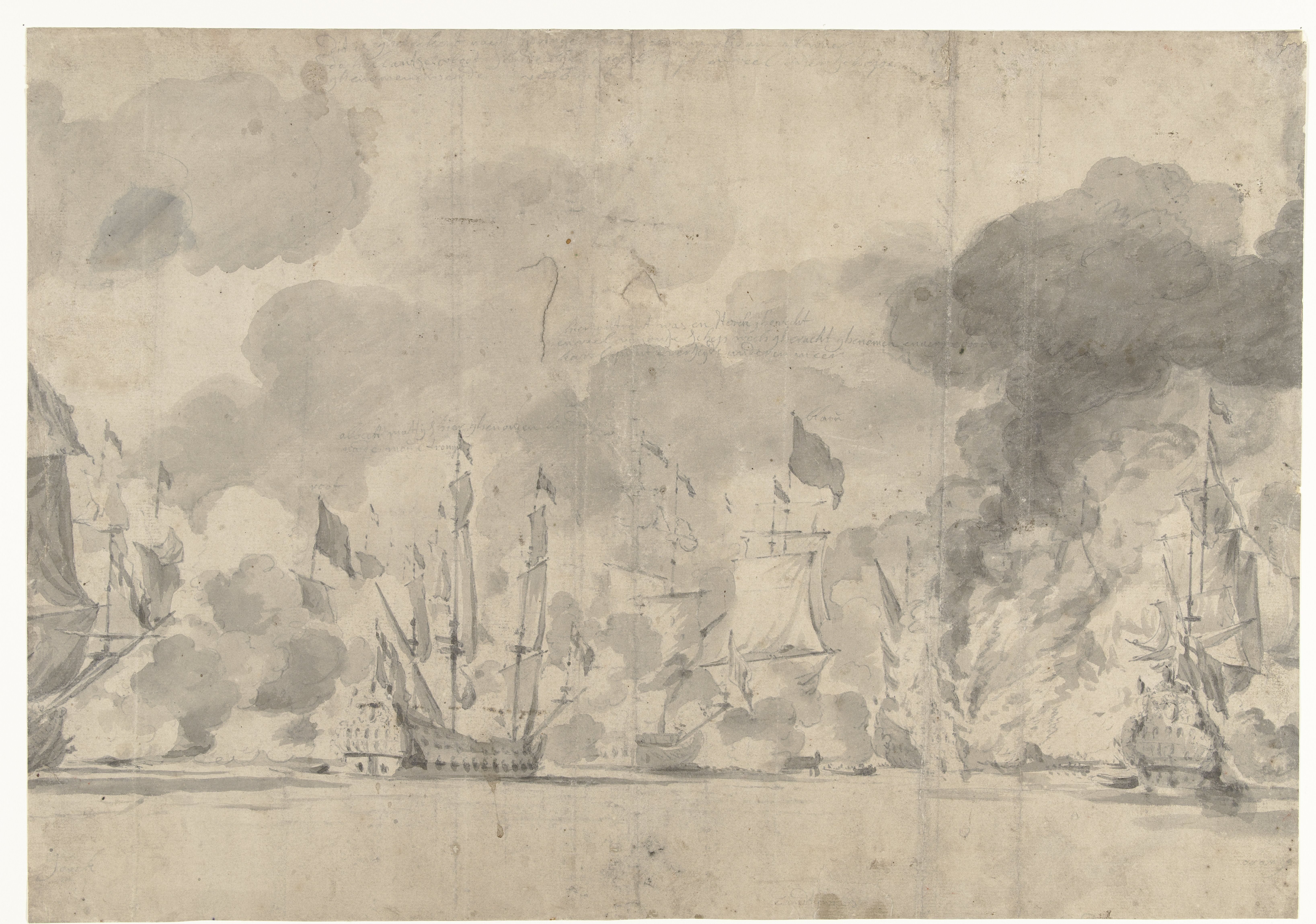 Zeeslag bij Lowestoft op 13 juni 1665