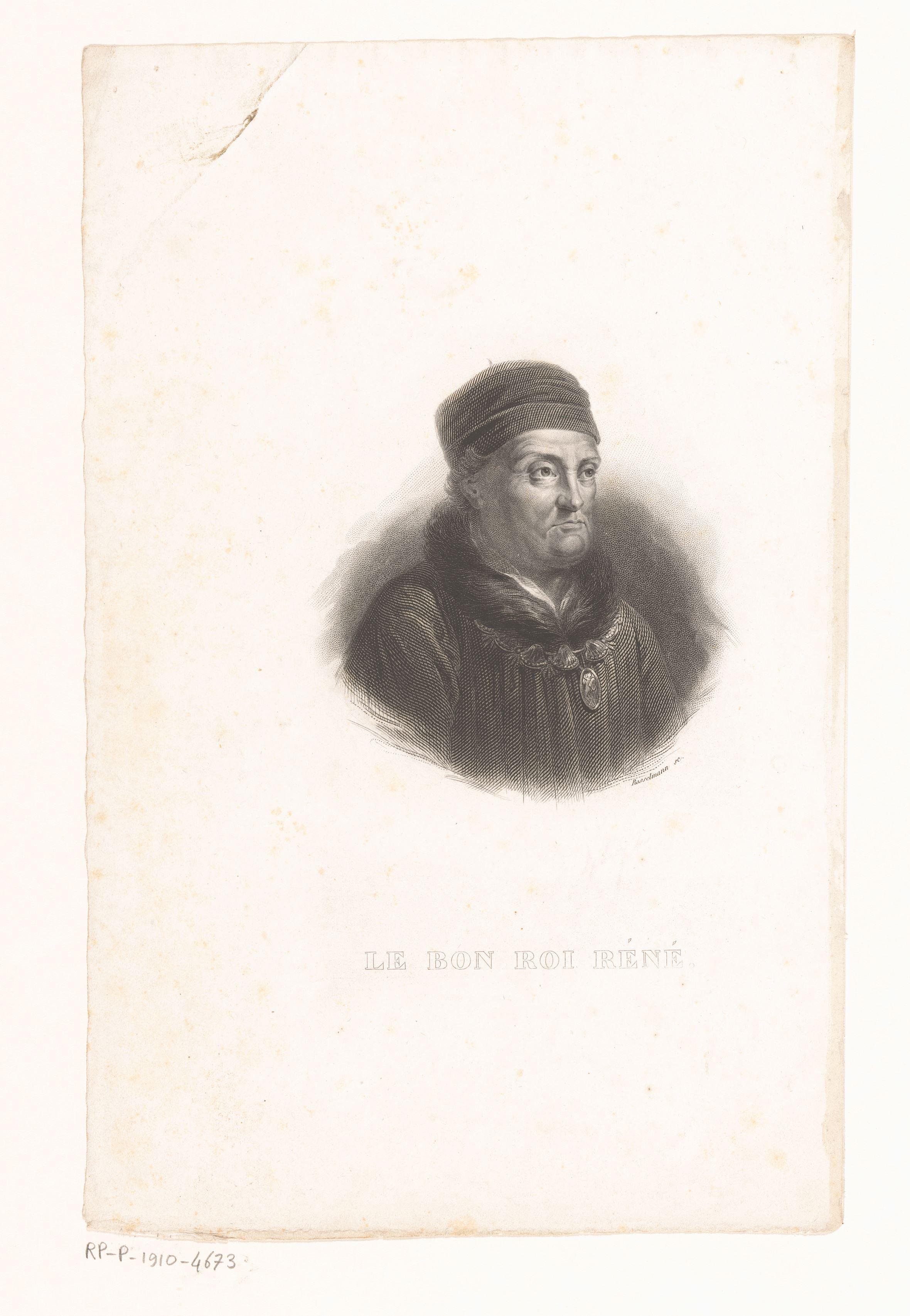 Portret van René I van Anjou