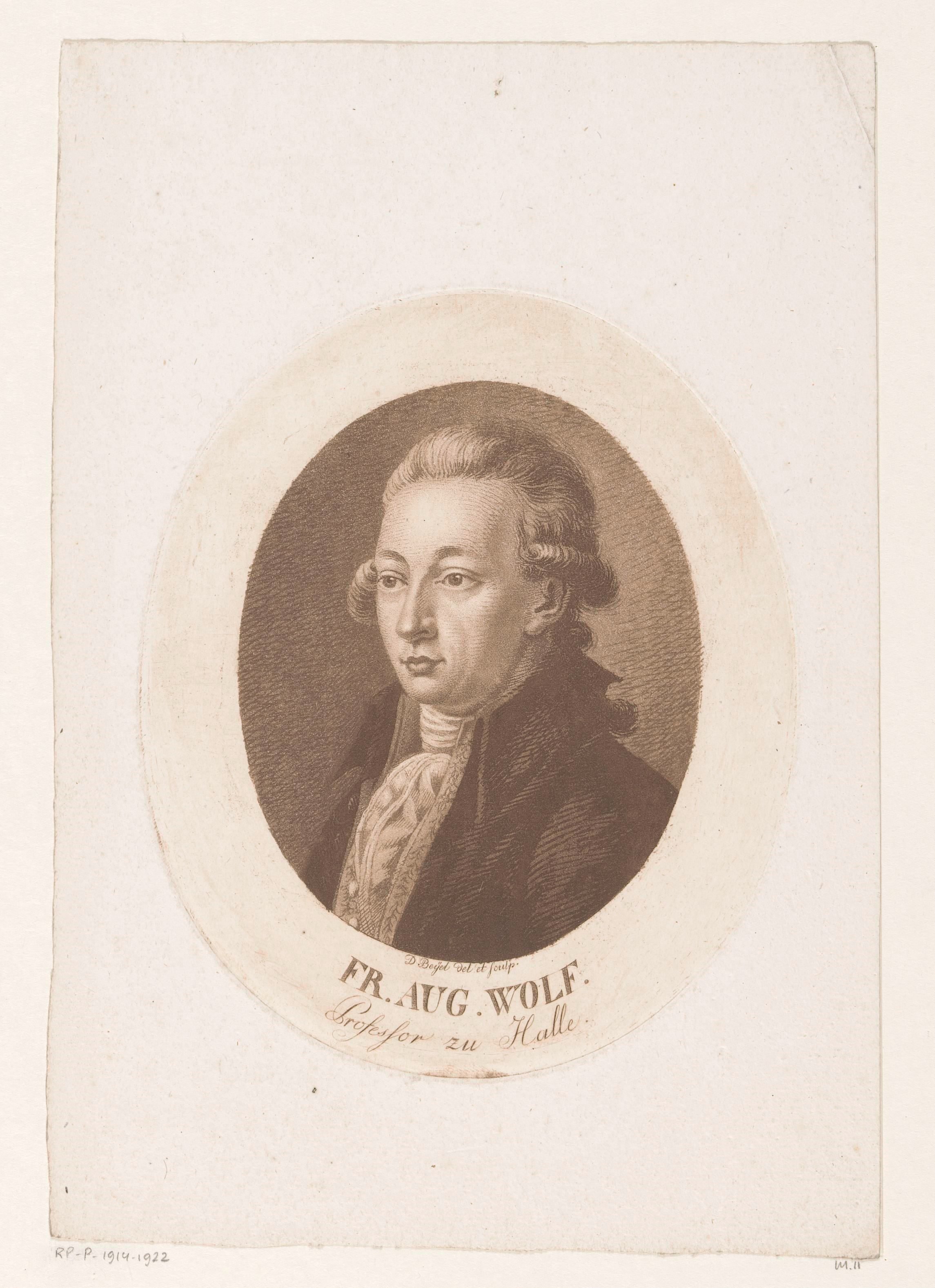 Portret van Friedrich August Wolf