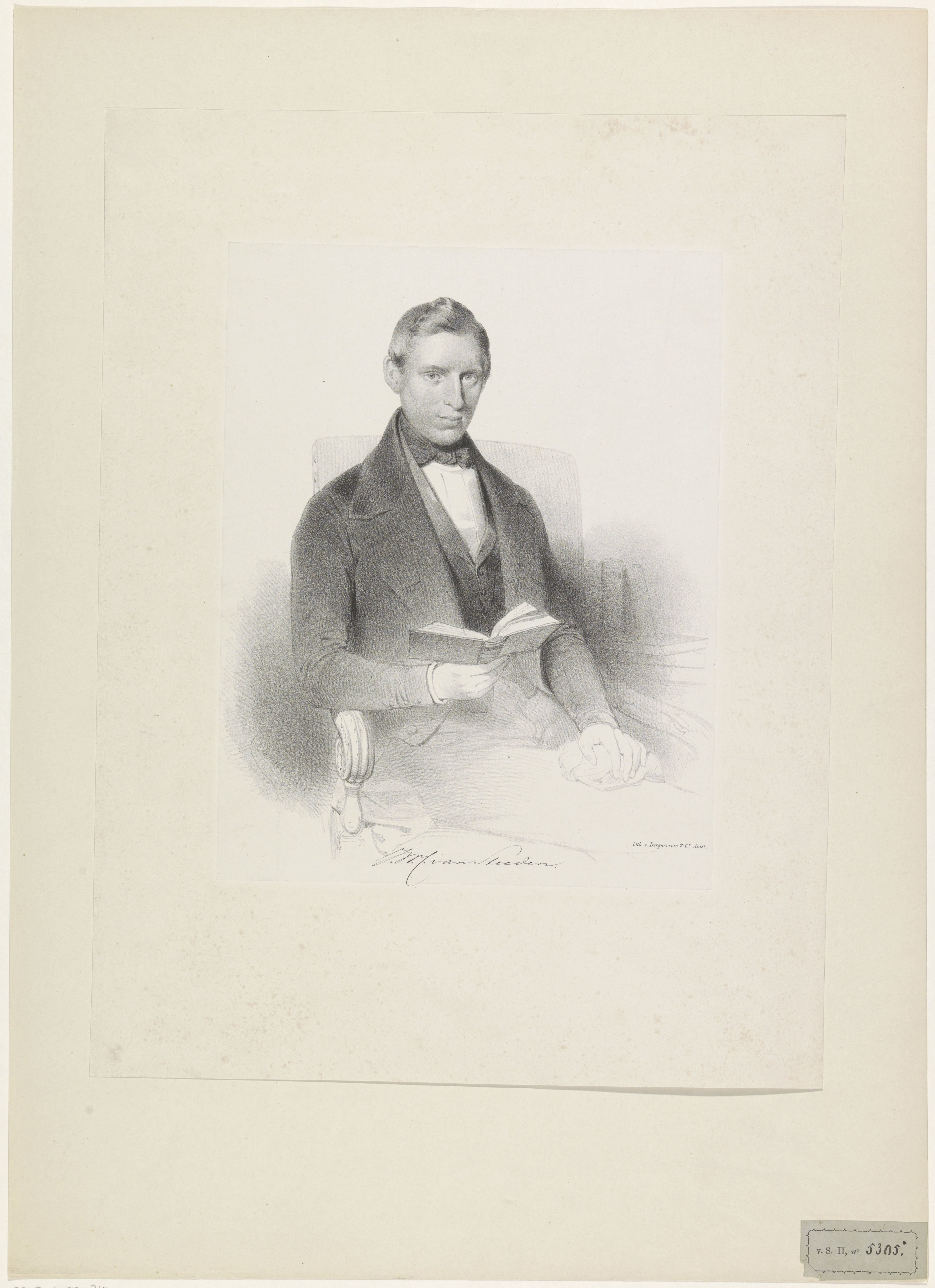 Portret van J.W.C. van Steeden