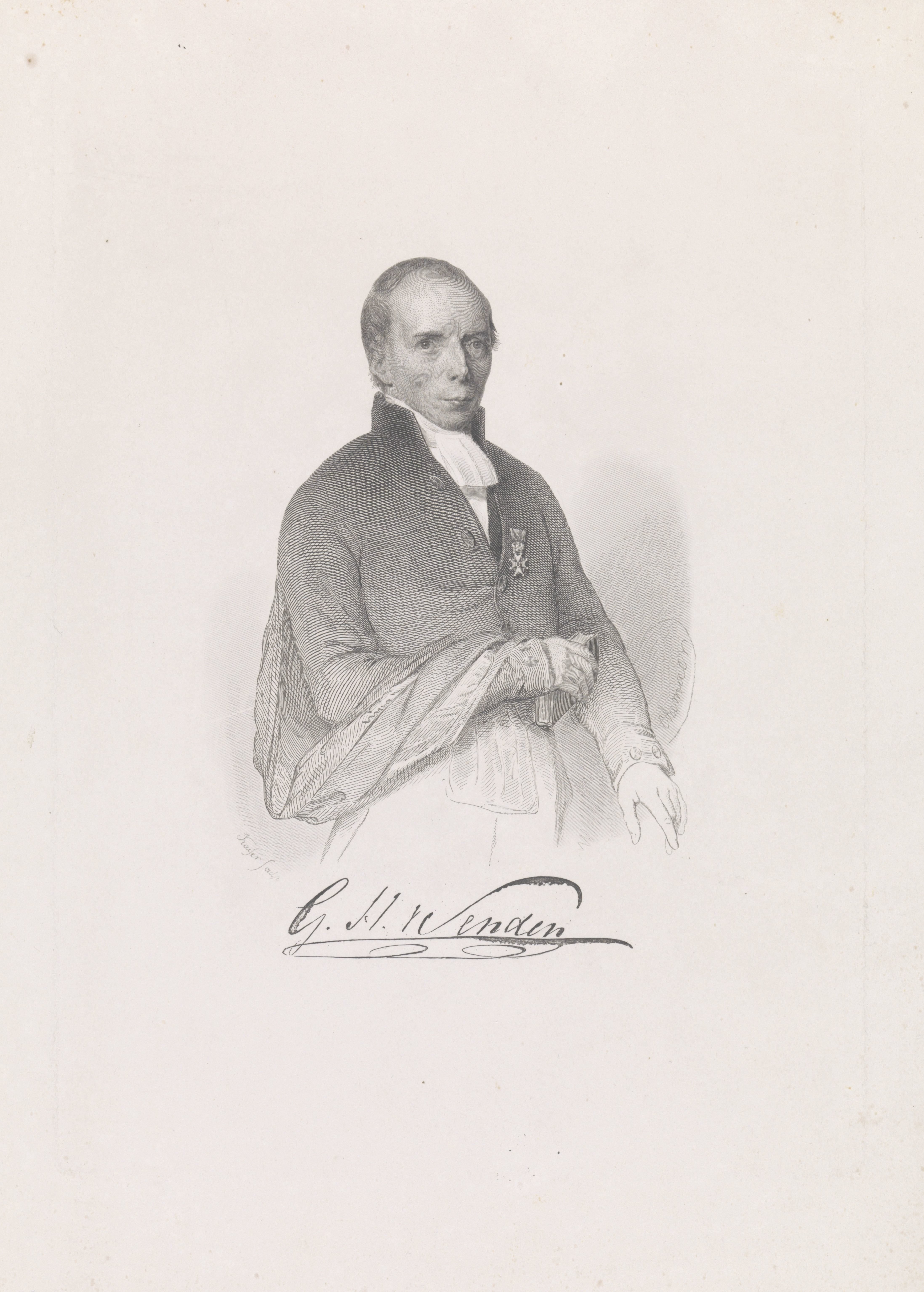 Portret van Gerhard Heinrich van Senden