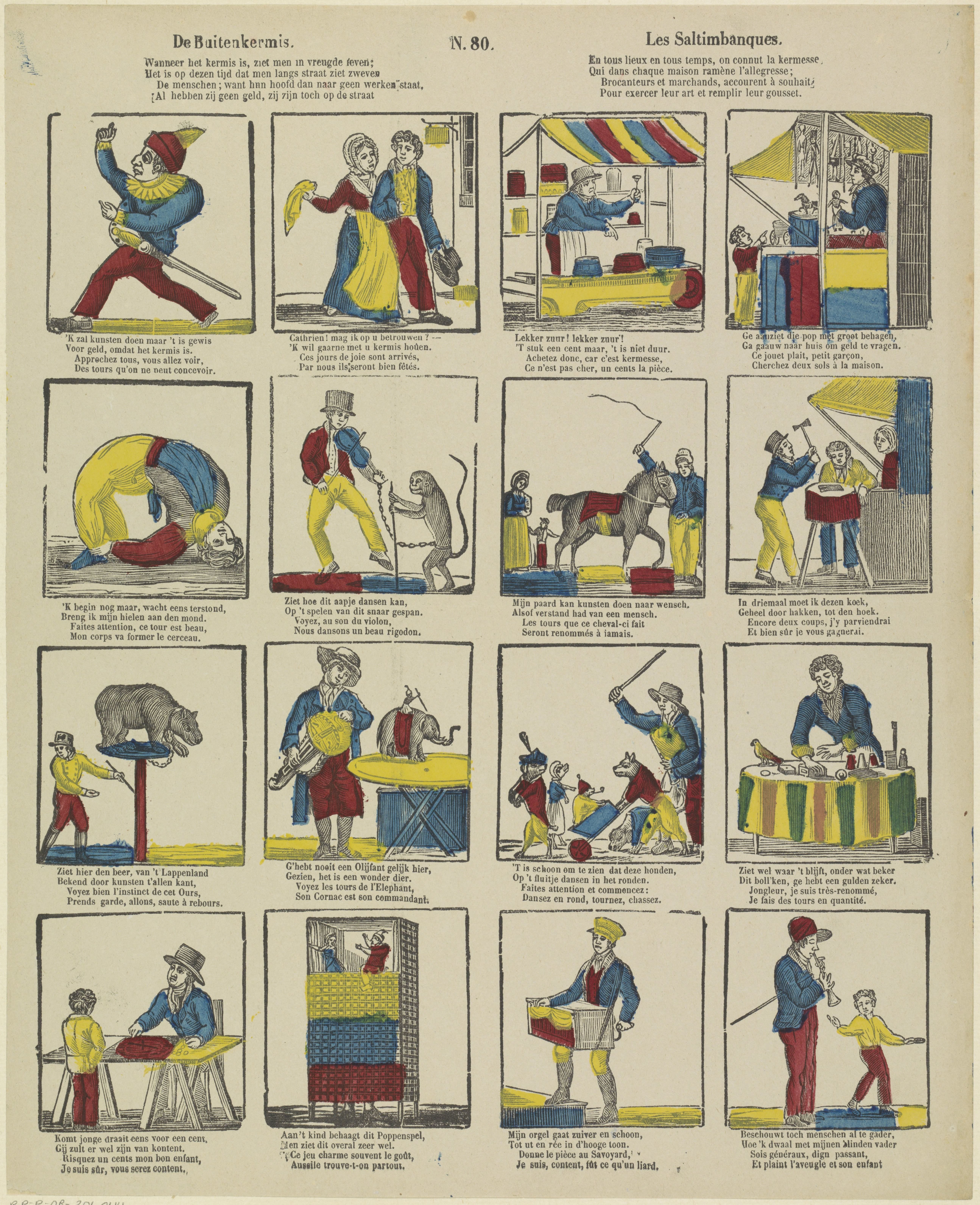 De buitenkermis / Les saltimbanques