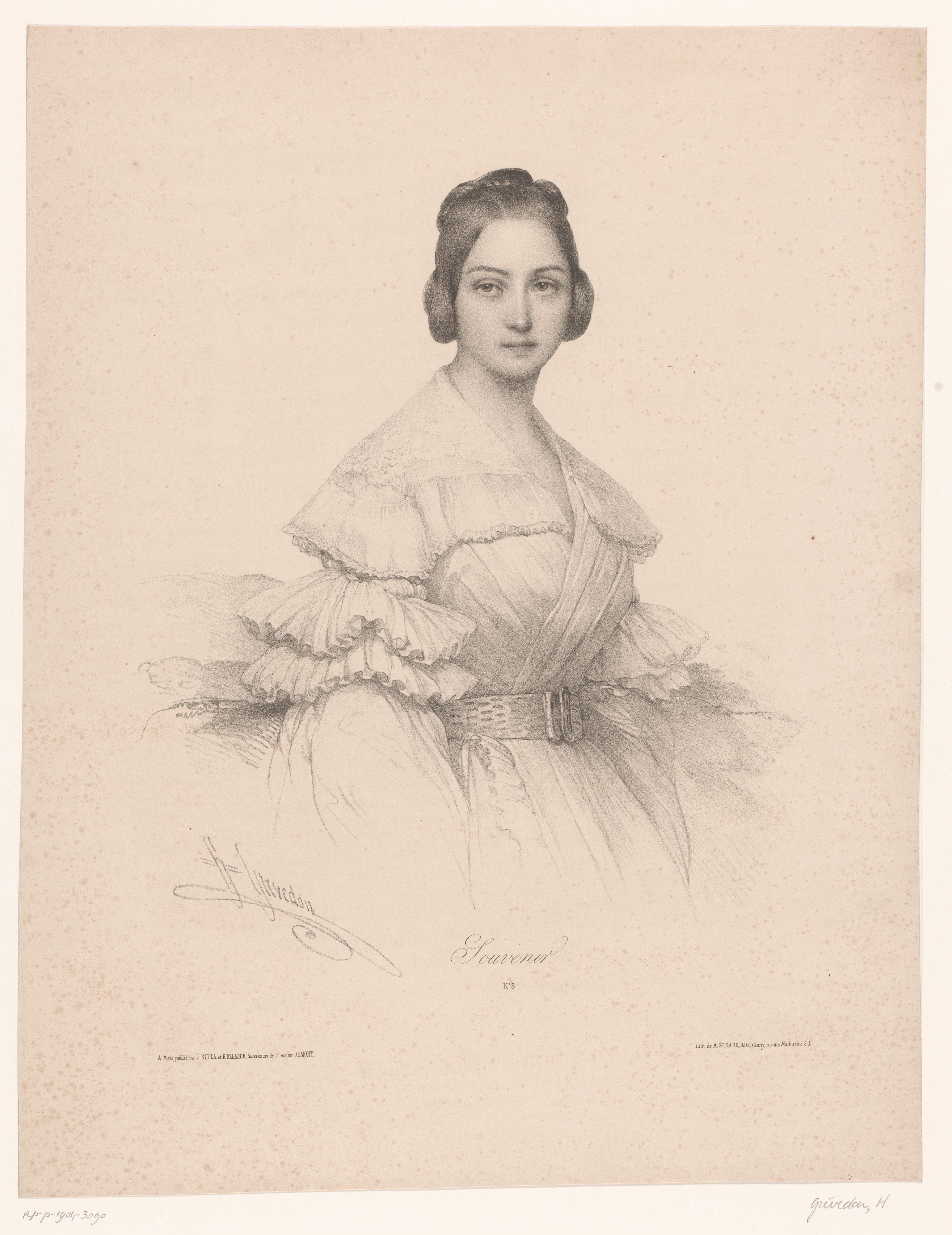 Portret van een jonge vrouw