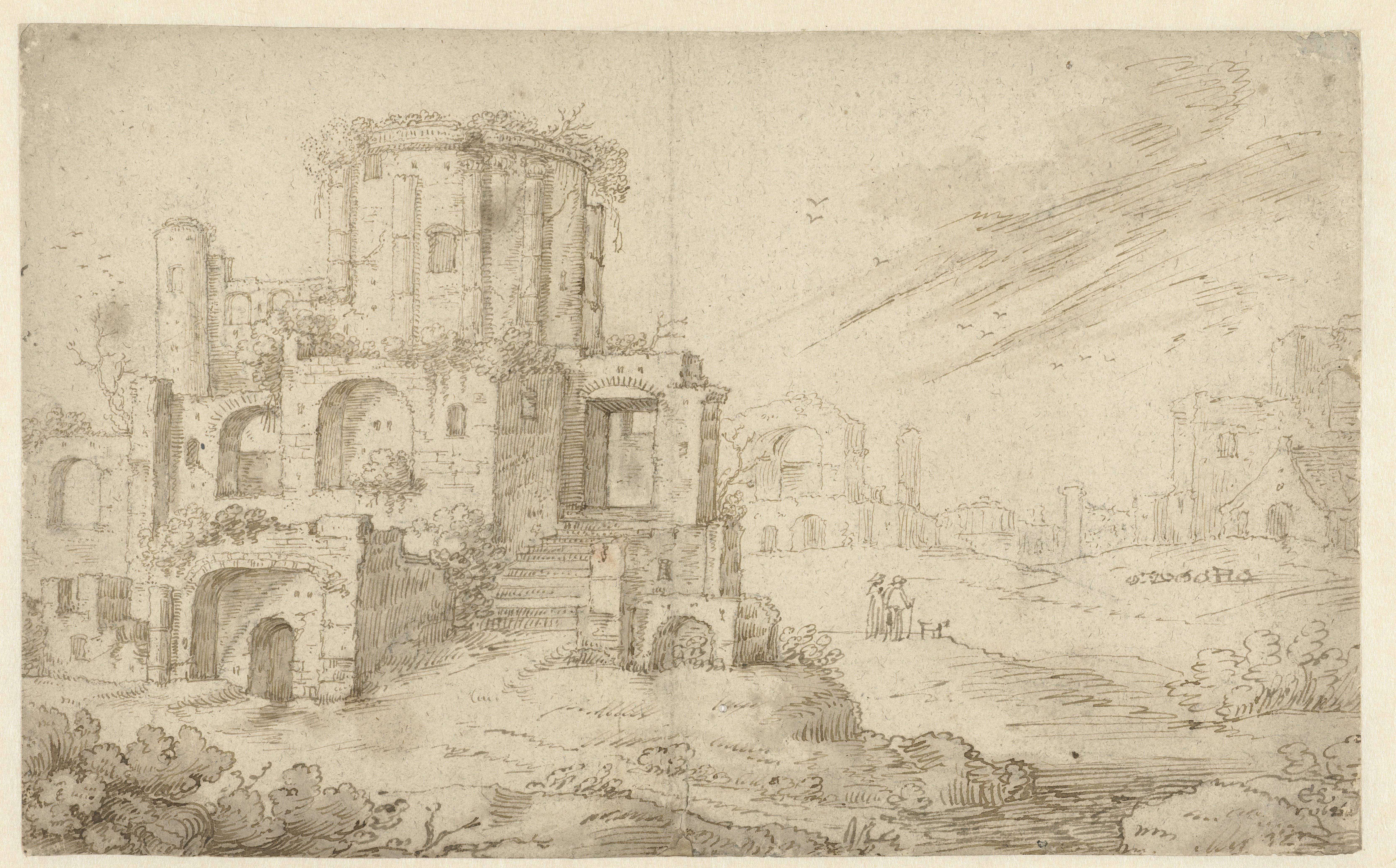 Landscape with Ancient Ruins
