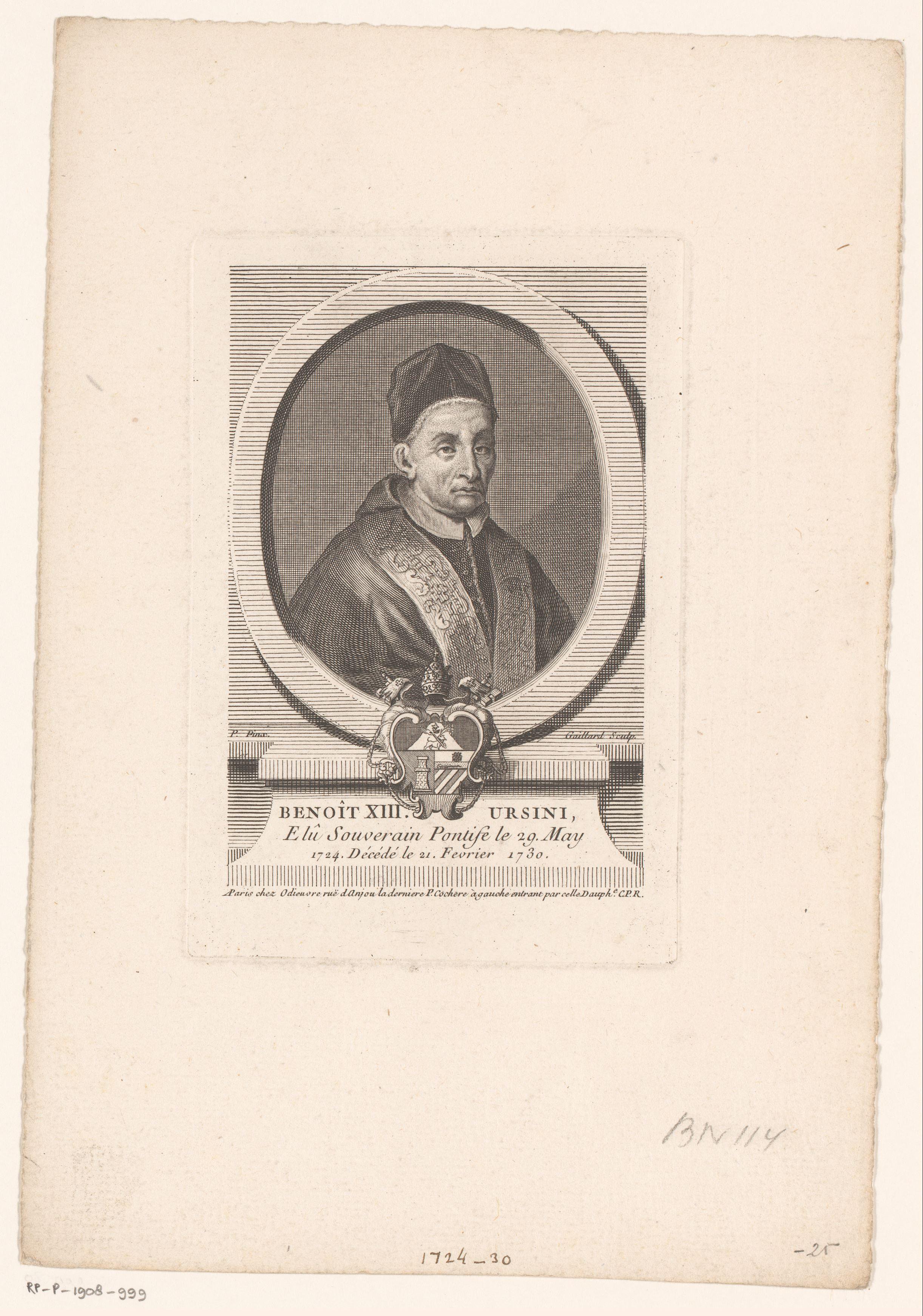 Portret van Benedictus XIII