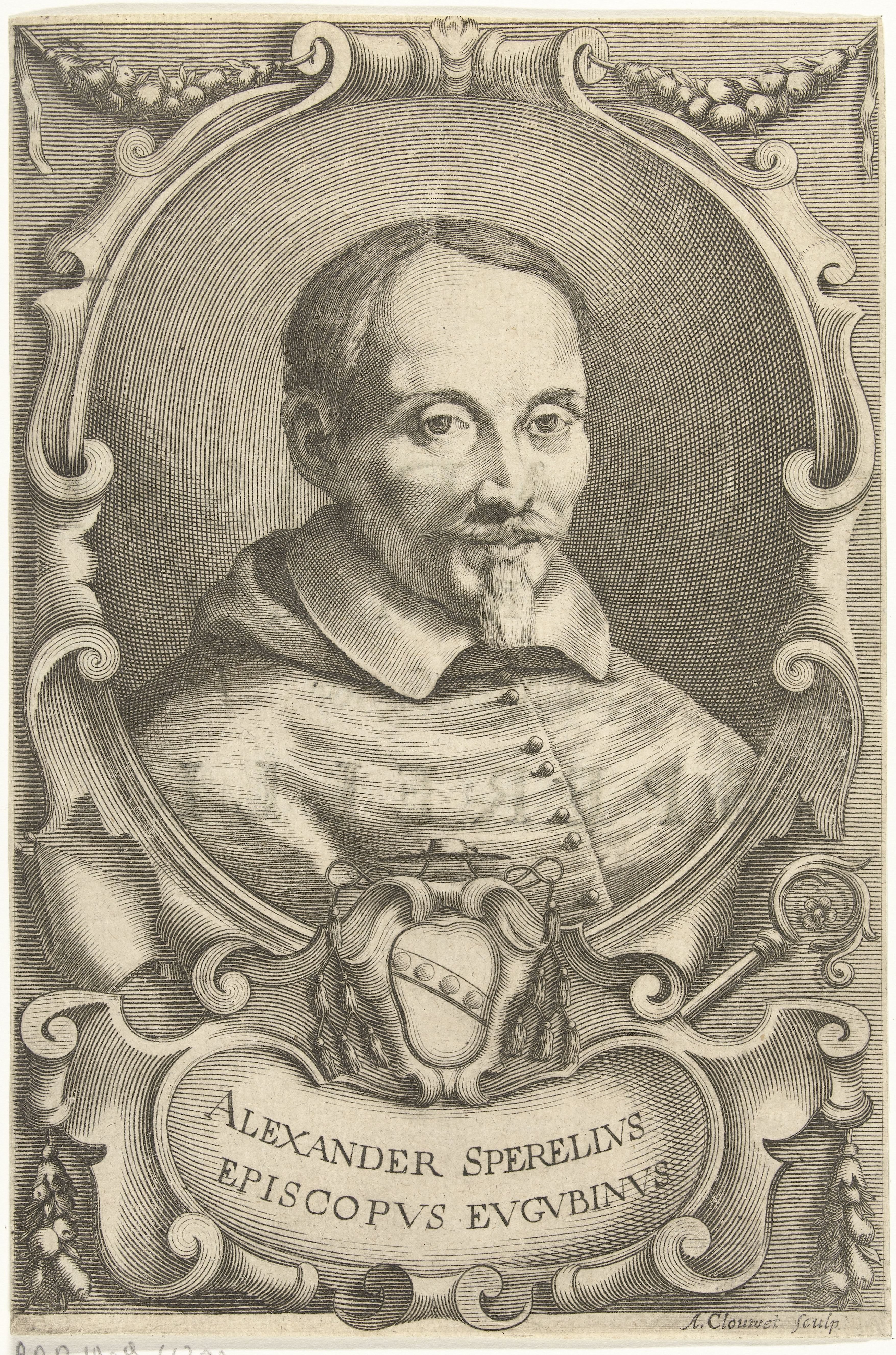 Portret van bisschop Alessandro Sperelli