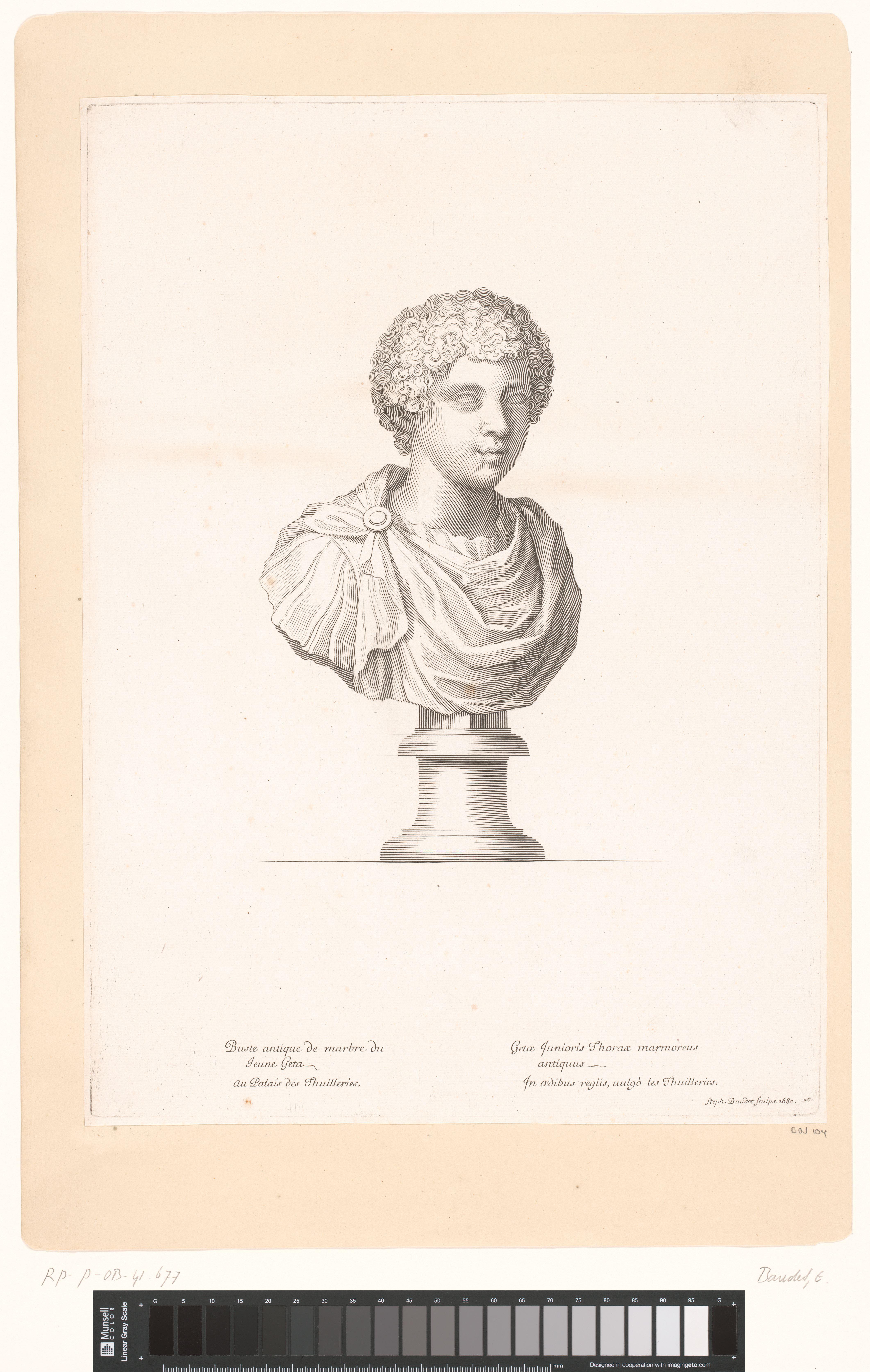 Antieke buste van Geta