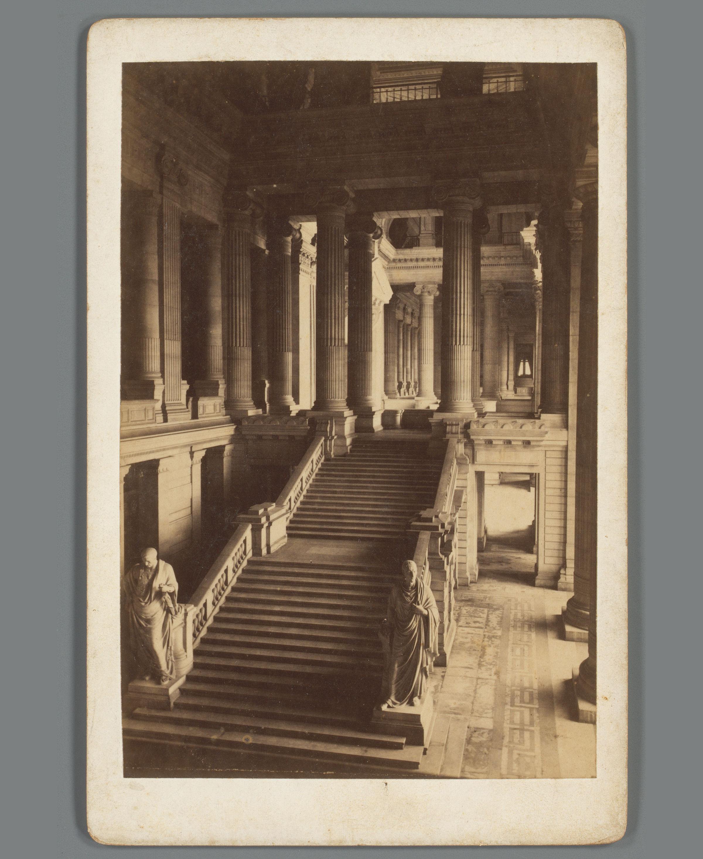 Interieur van het Paleis van Justitie te Brussel
