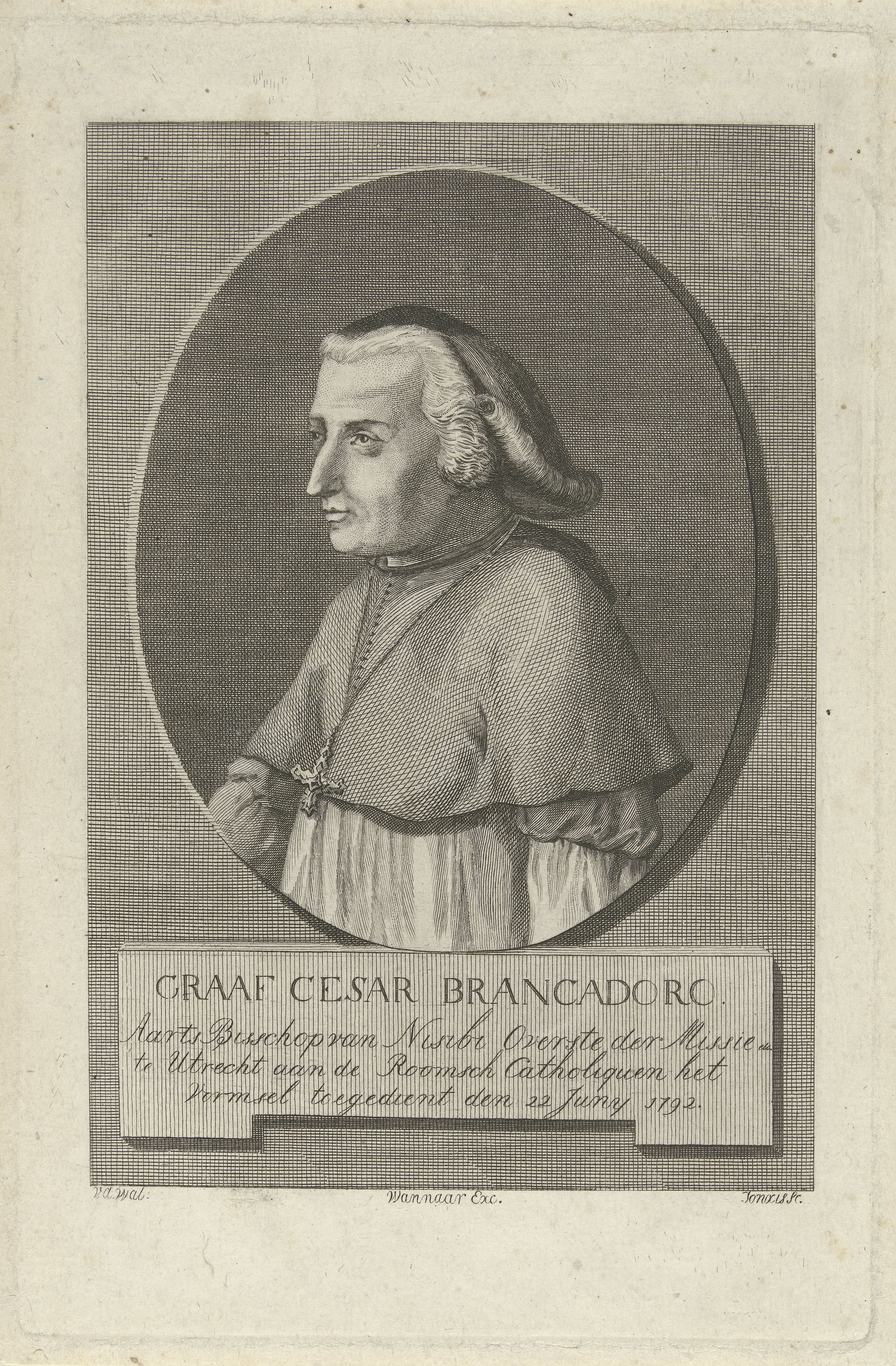 Portret van Cesare Brancadoro, graaf van Lignano