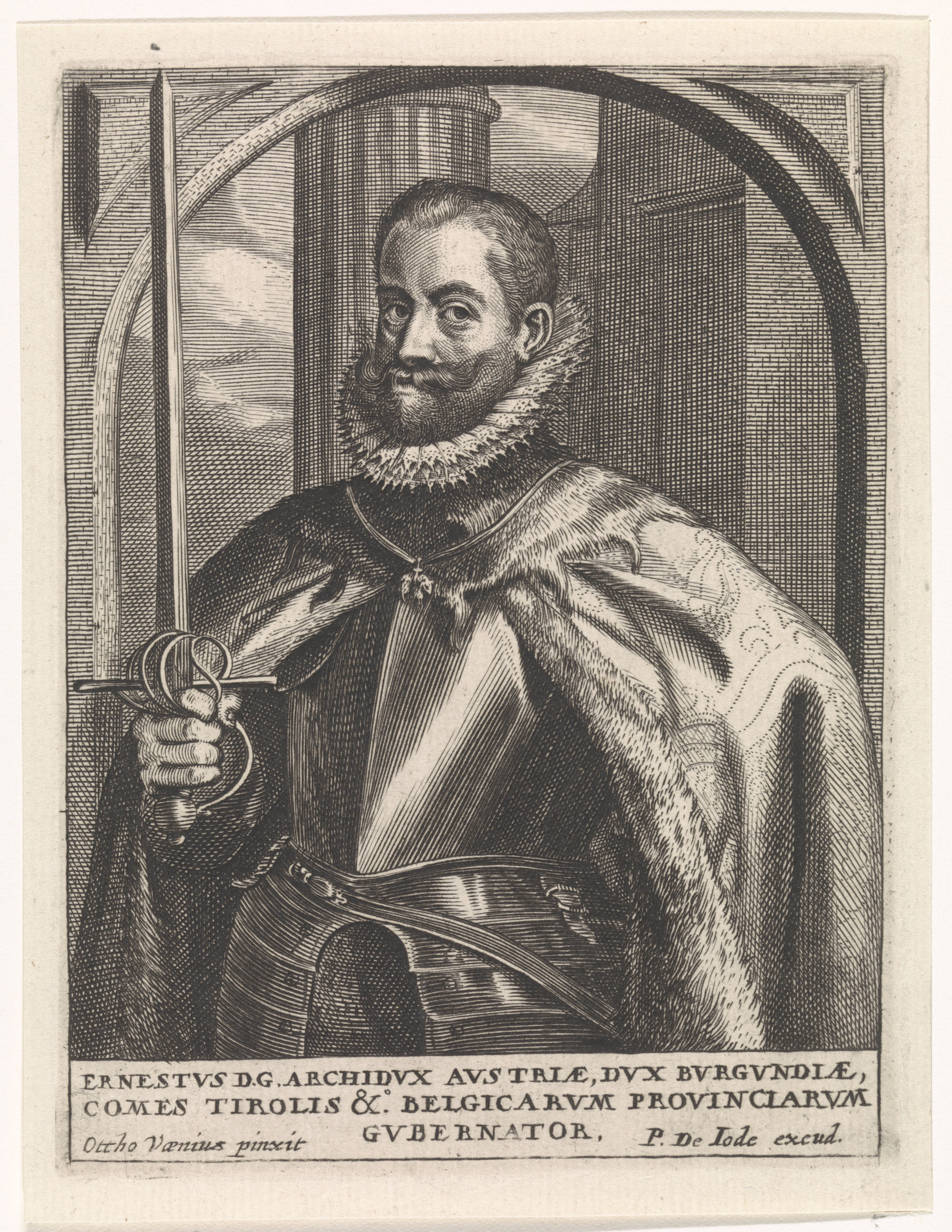 Portret van Ernst van Oostenrijk