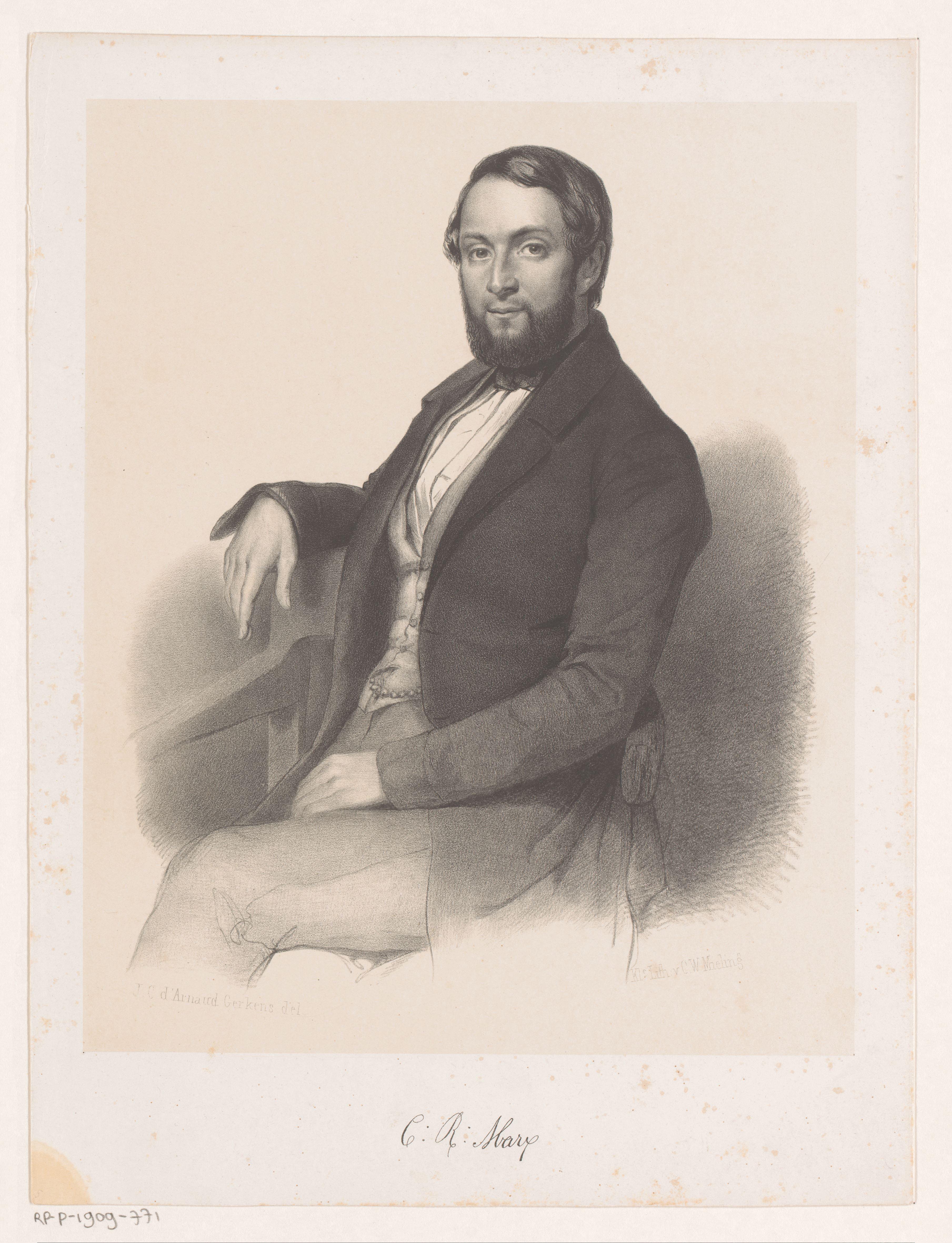 Portret van C.R. Marx