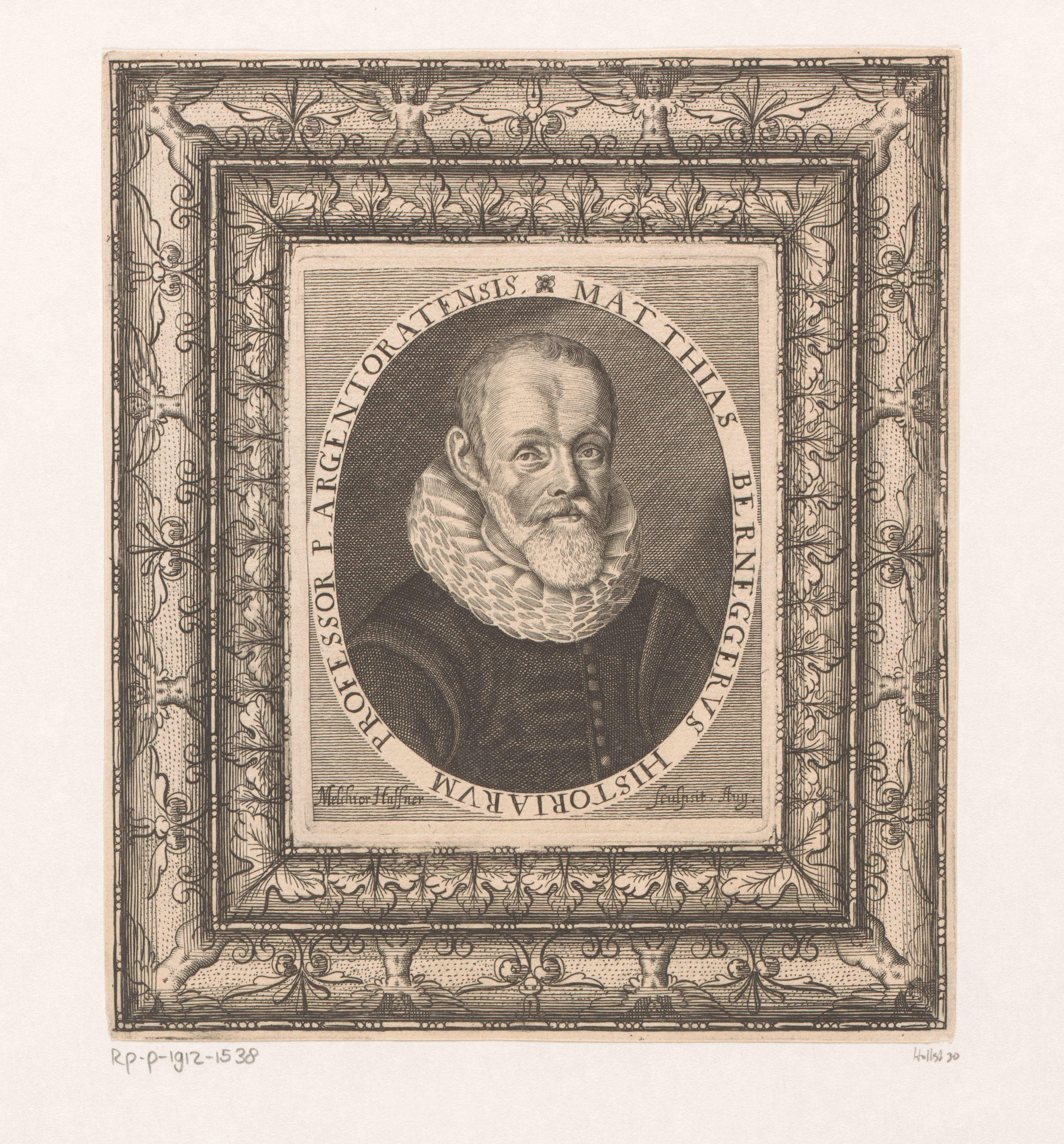 Portret van Matthias Bernegger