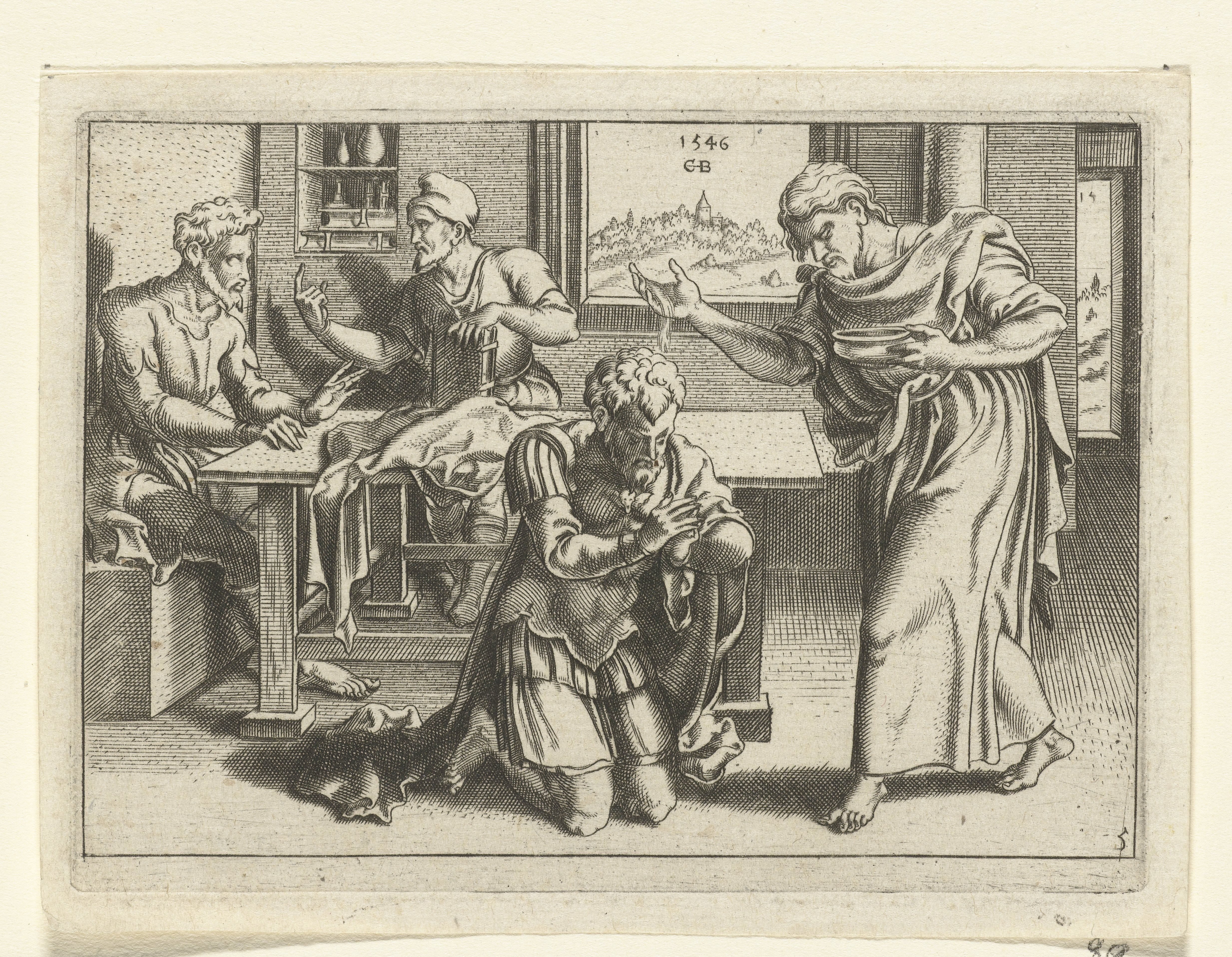 Ananias doopt Paulus