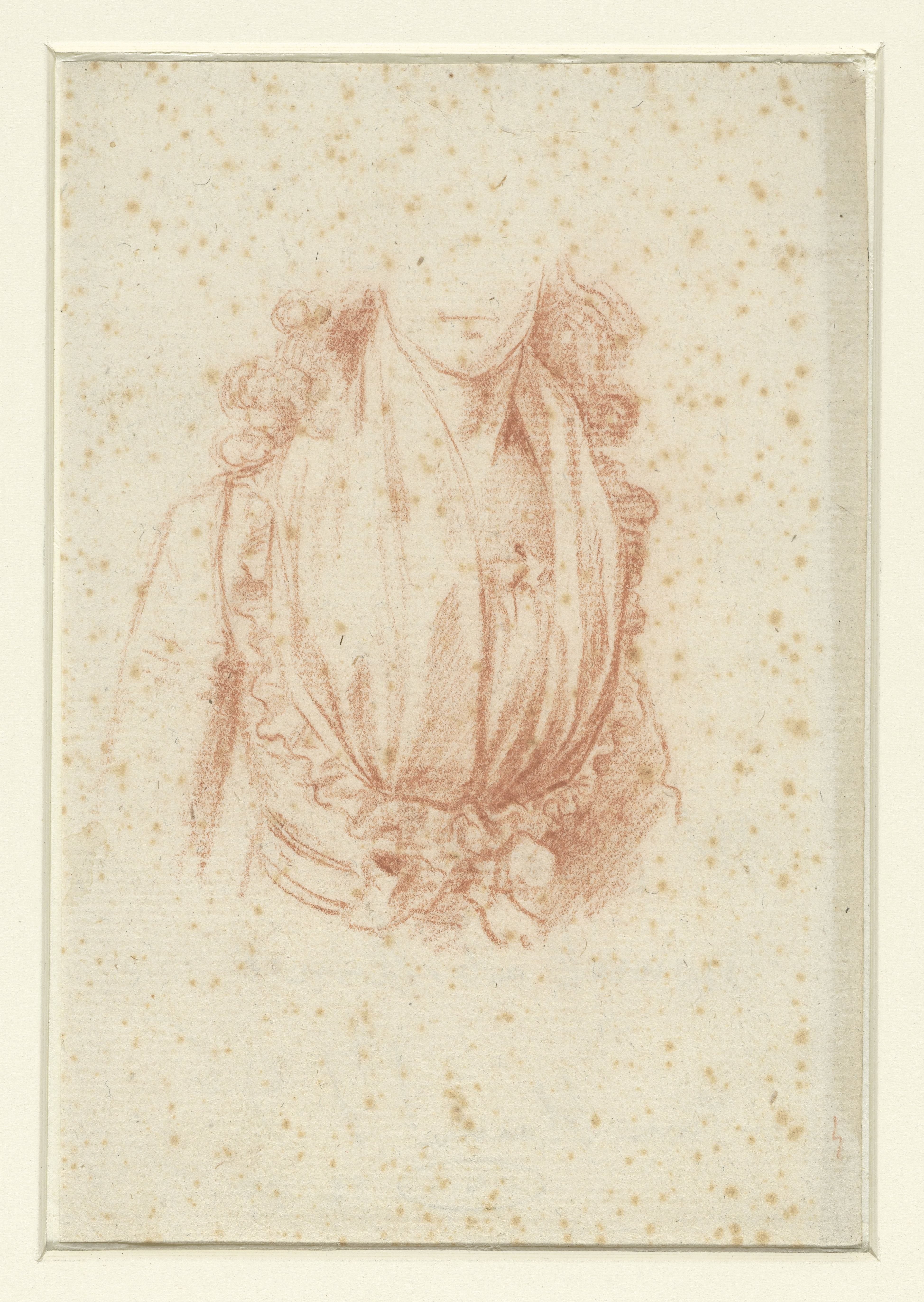Kostuumstudie voor een portret van Madame Moreau