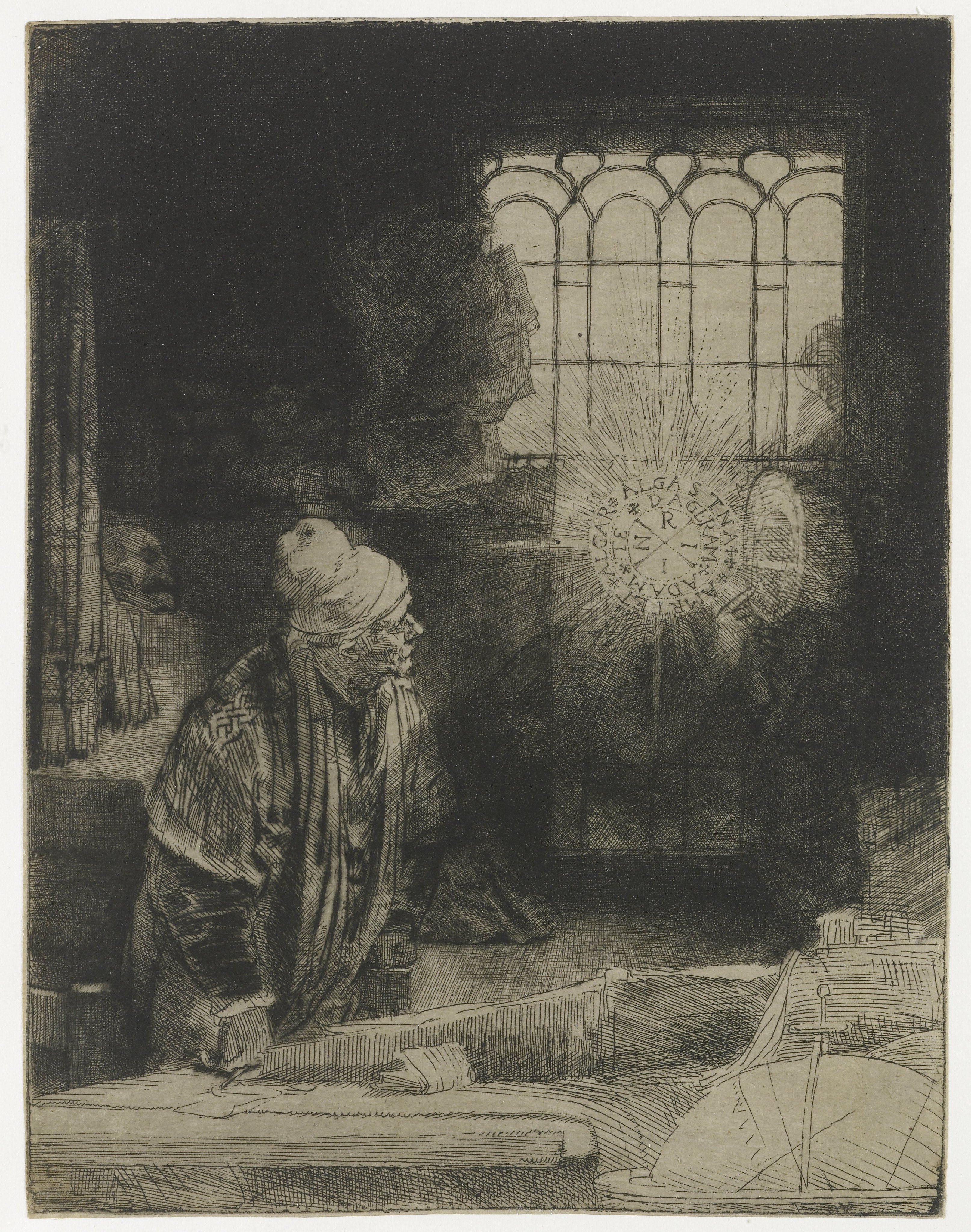A Scholar in his Study (‘Faust’)