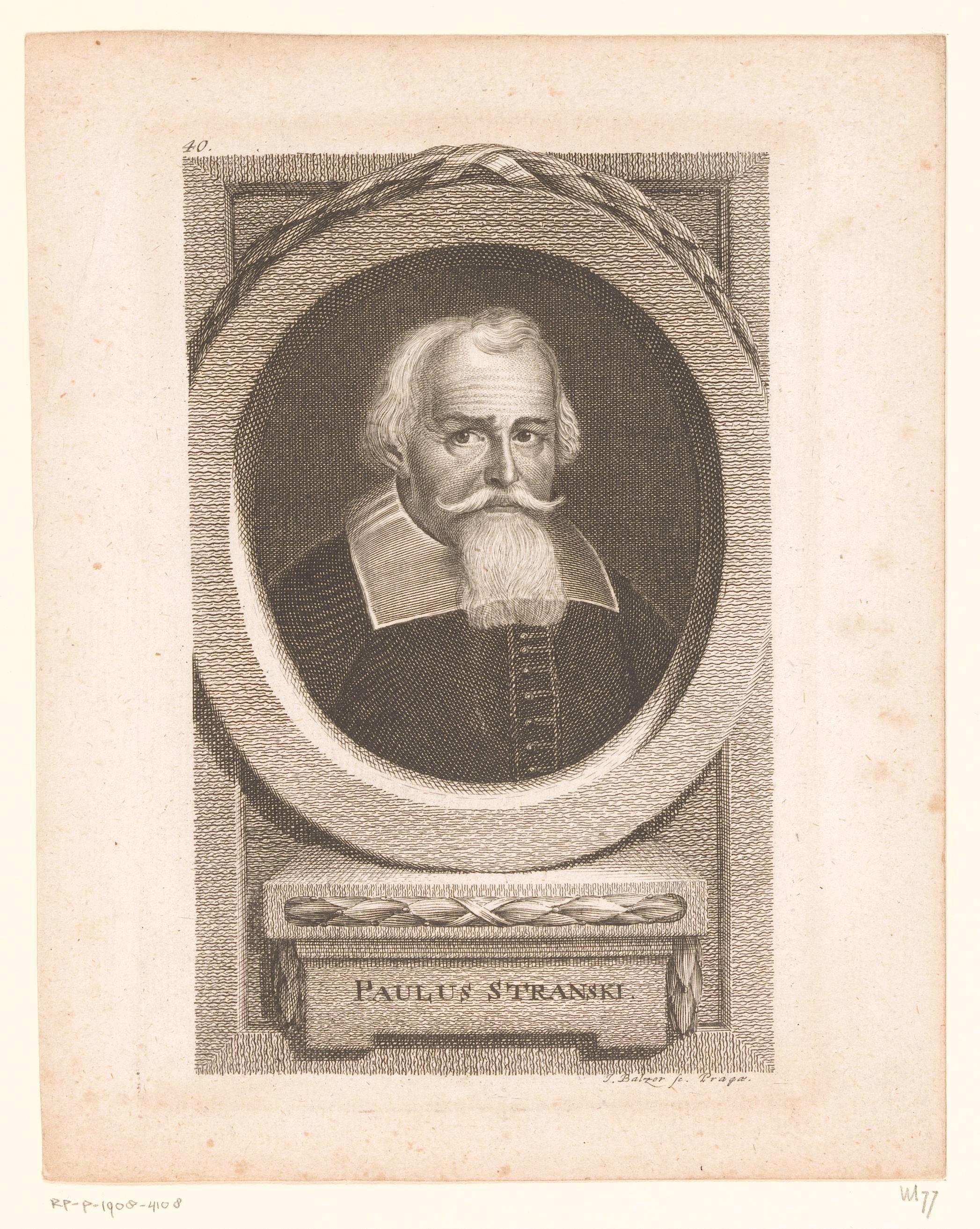Portret van Paul Stransky