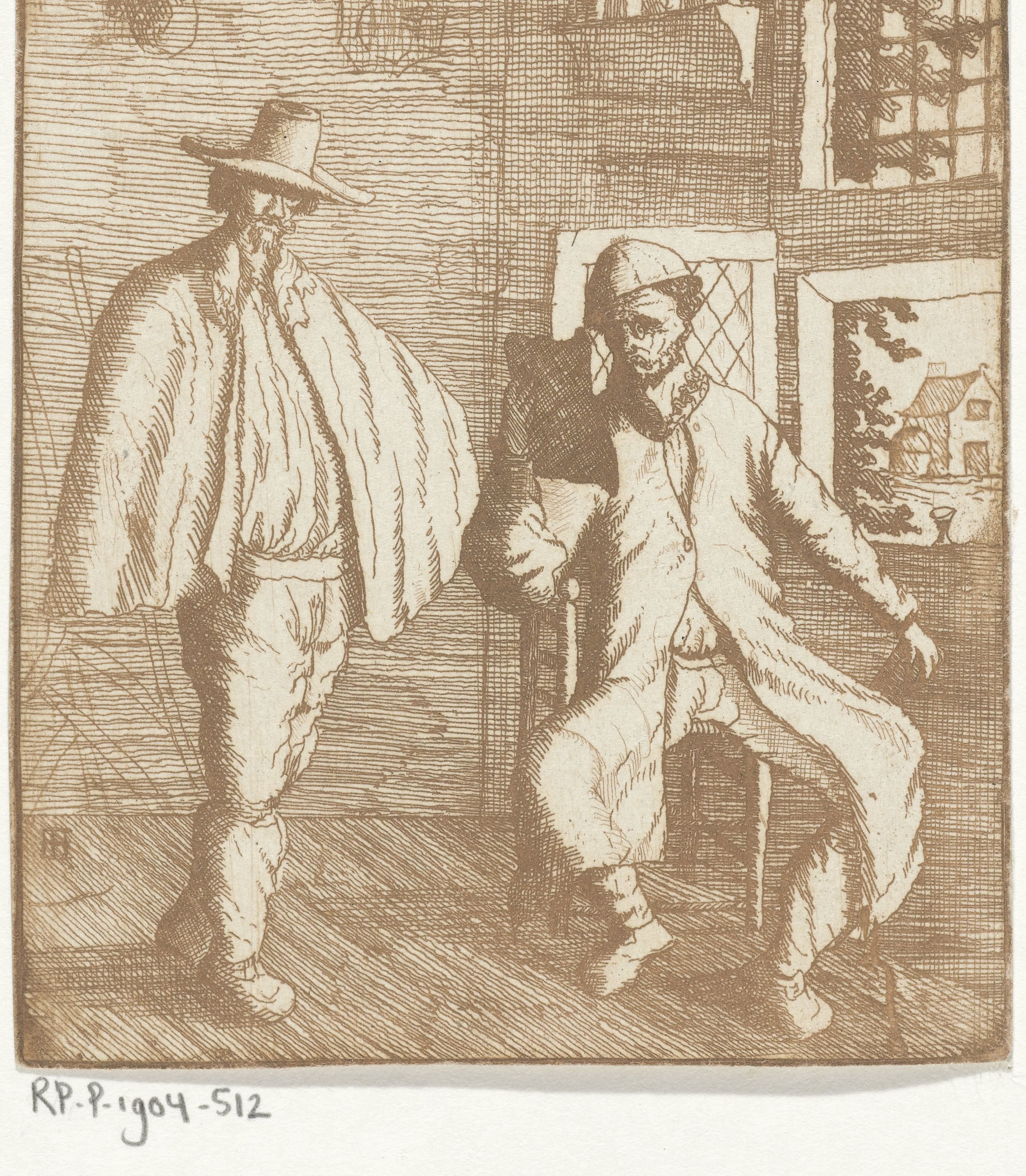 Twee mannen in een interieur