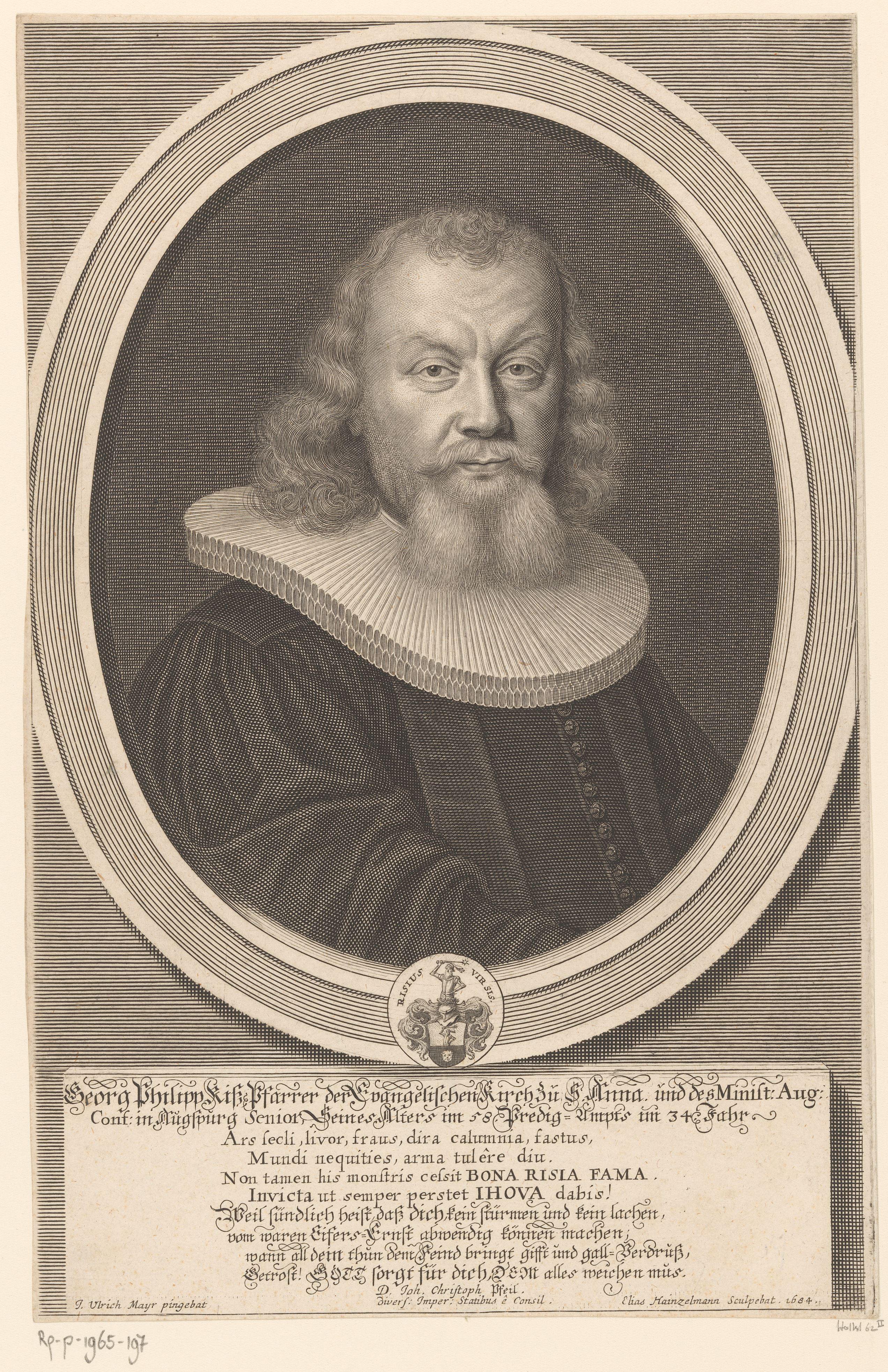 Portret van Georg Philipp Ris